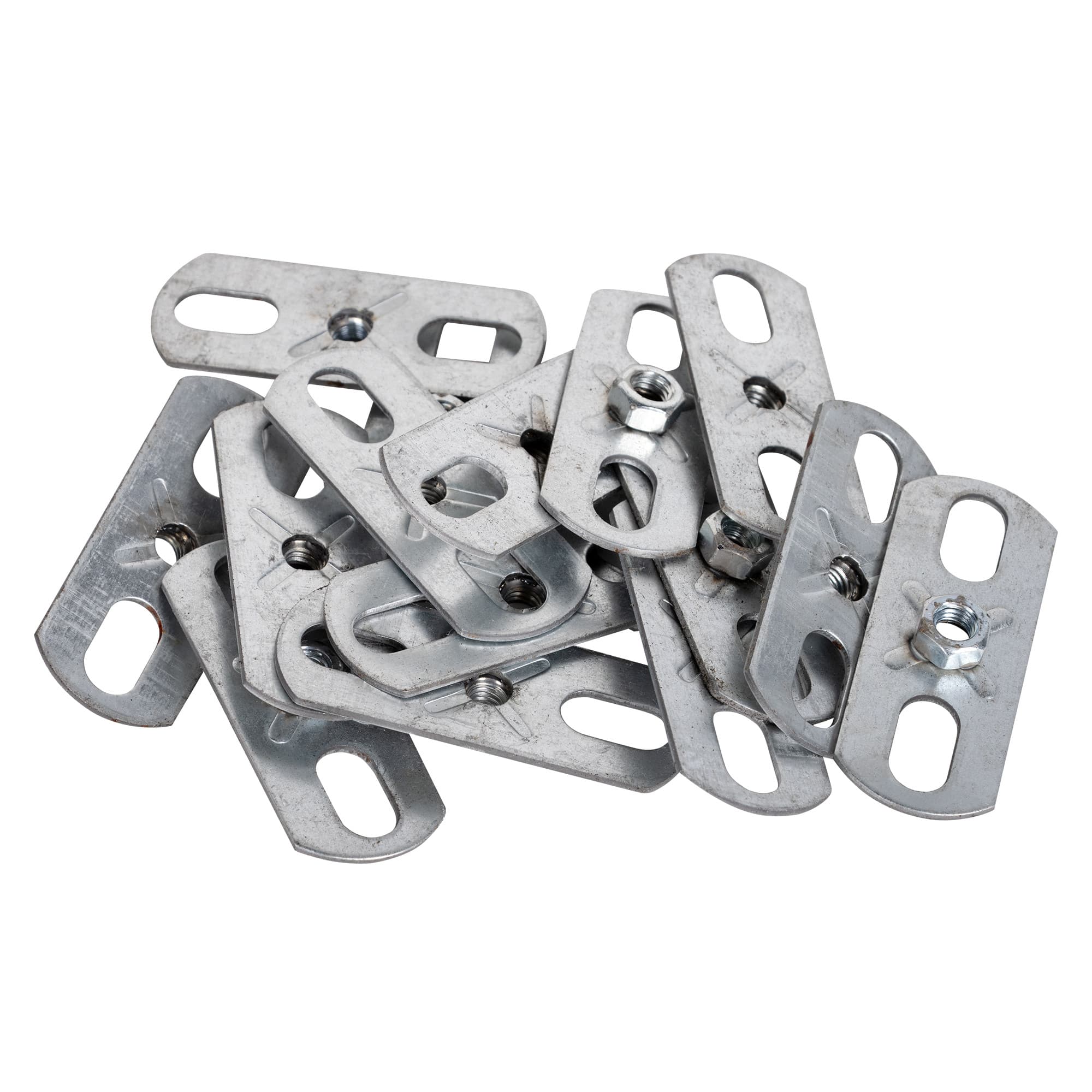 Пластина опорная SHUFT с гайкой М8 30х80х3,0 (упак.100шт)