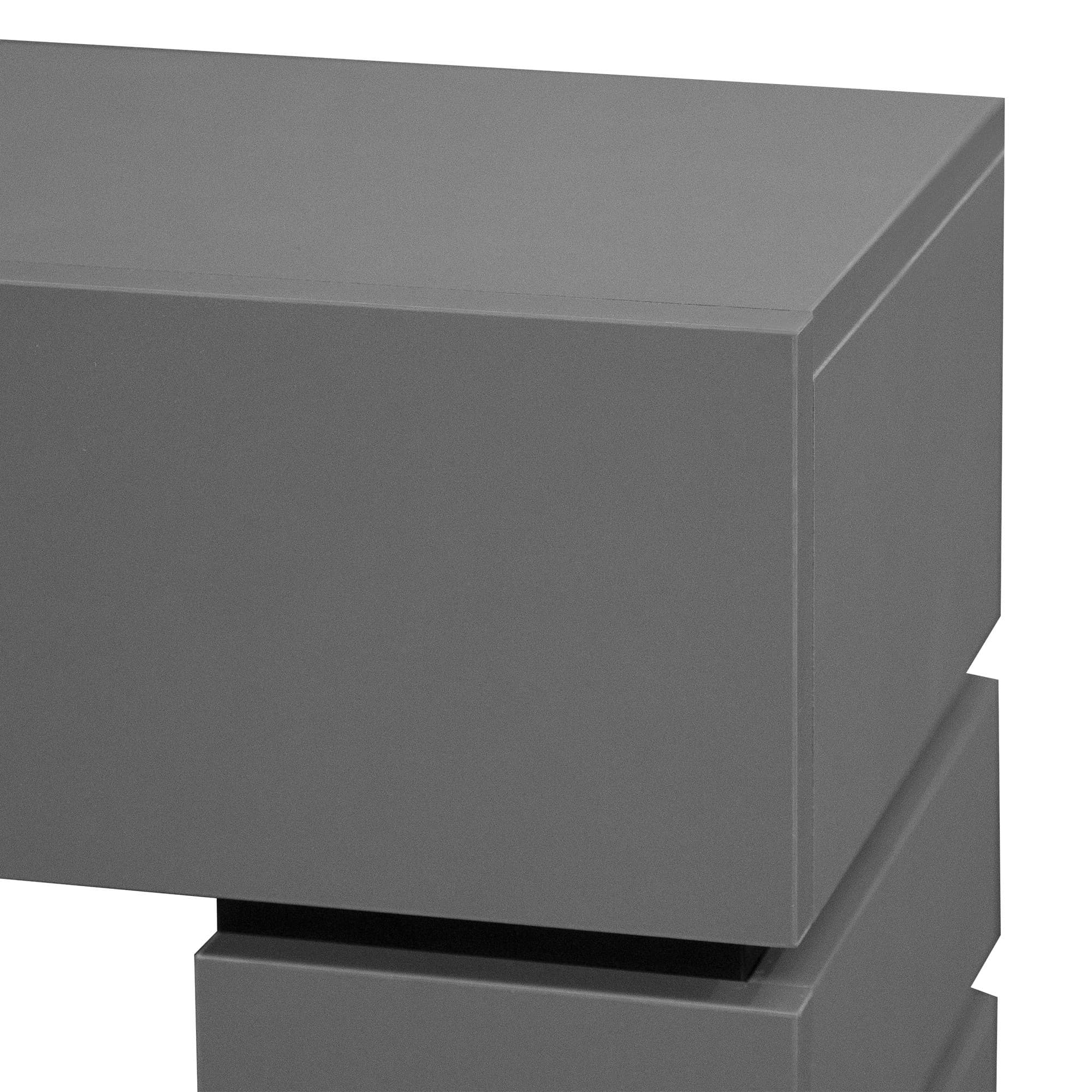 Каминокомплект: Очаг Royal Thermo Aurora RTFP/P-AR40LS, портал Lindos 42/40/36, светло-серый, р/в