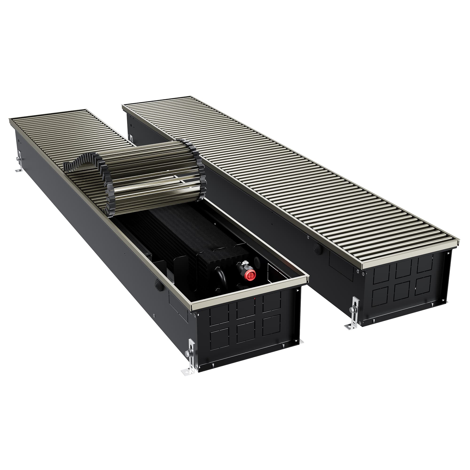 Конвектор внутрипольный Royal Thermo ATRIUM TURBO-150/250/2000-DG-U-LB