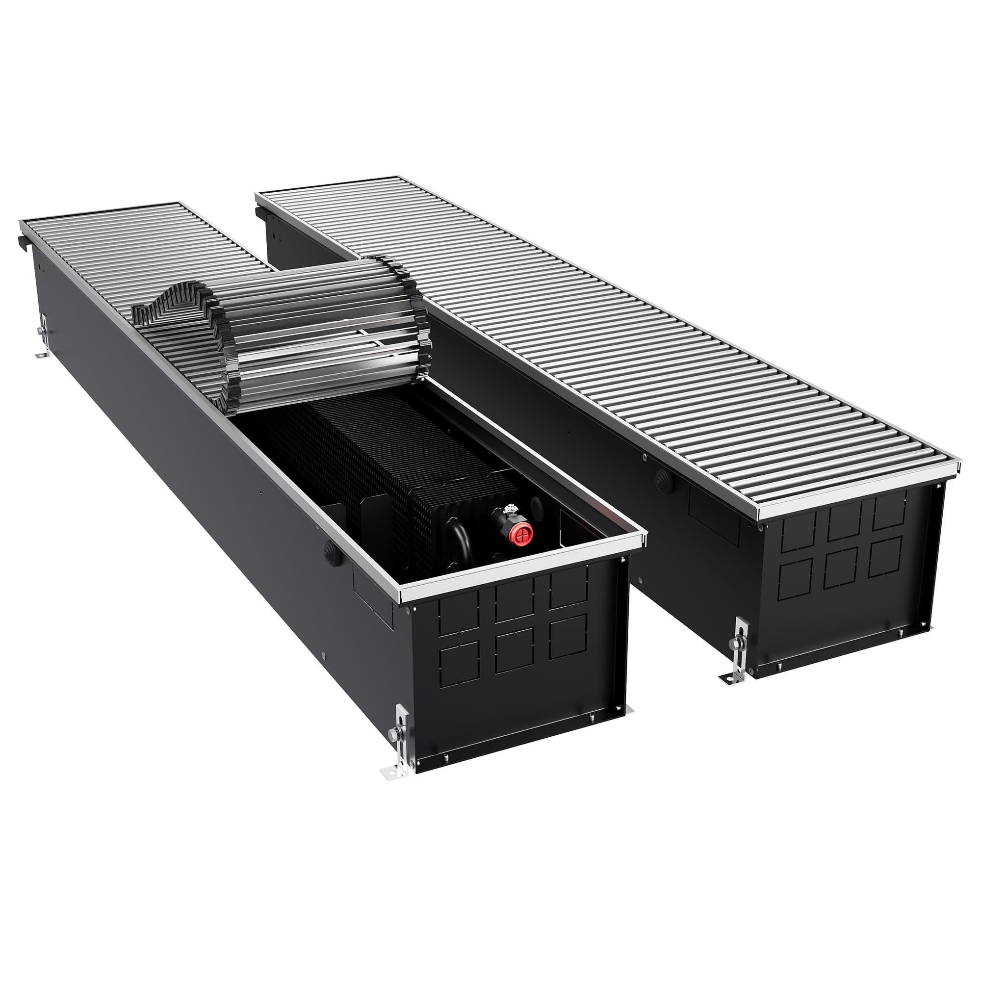 Конвектор внутрипольный Royal Thermo ATRIUM TURBO-190/250/2000-DG-U-NA