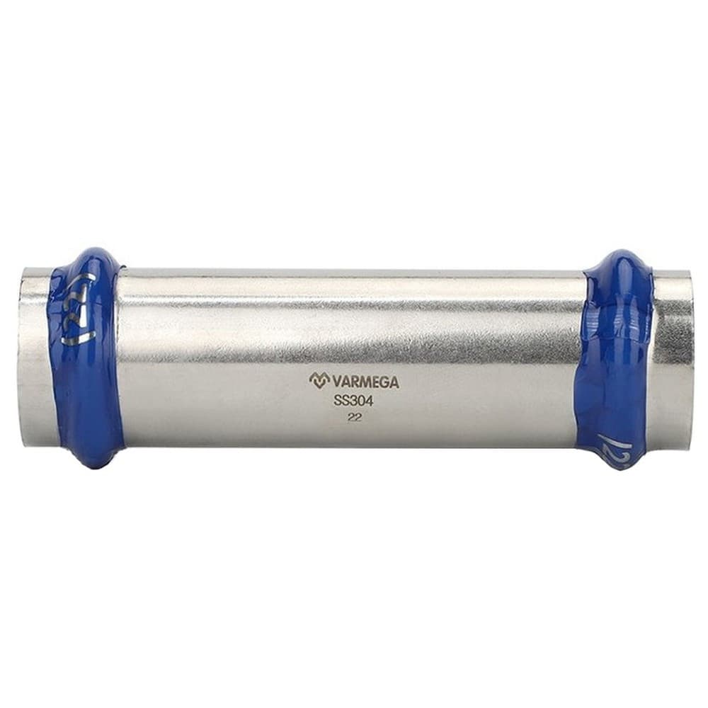 Муфта VARMEGA двухраструбная Inox Press надвижная 15x15