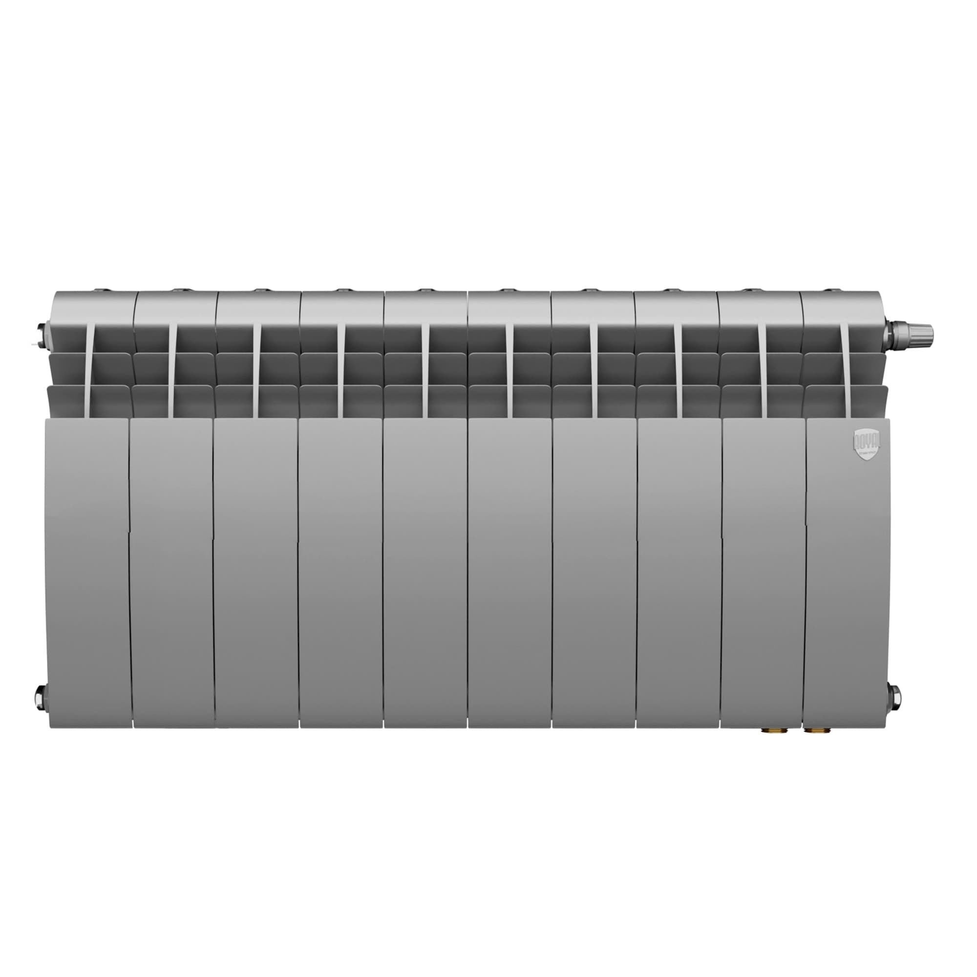 Радиатор Royal Thermo BiLiner 350 Silver Satin VR80 - 10 секц.