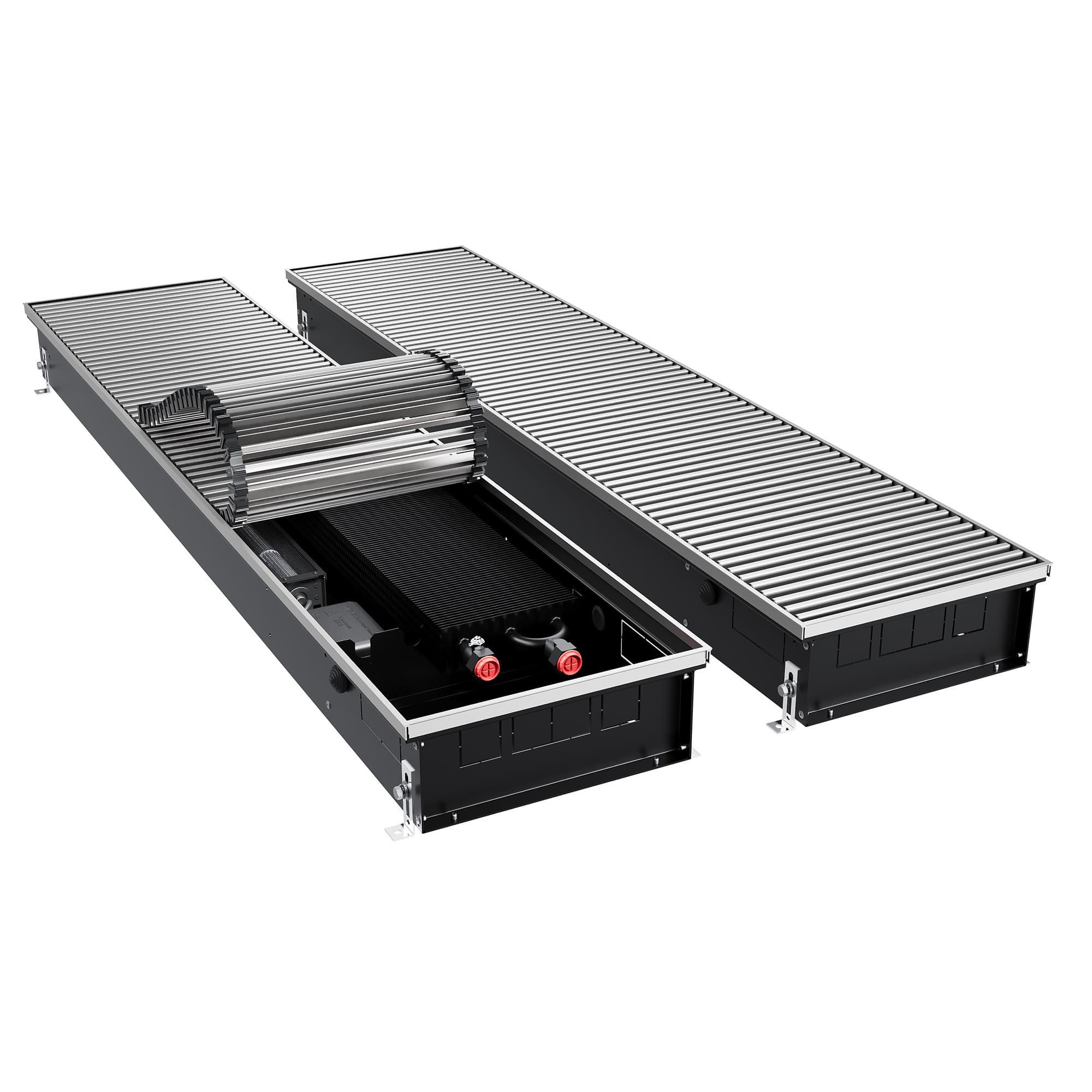 Конвектор внутрипольный Royal Thermo ATRIUM TURBO-110/300/2200-DG-U-NA