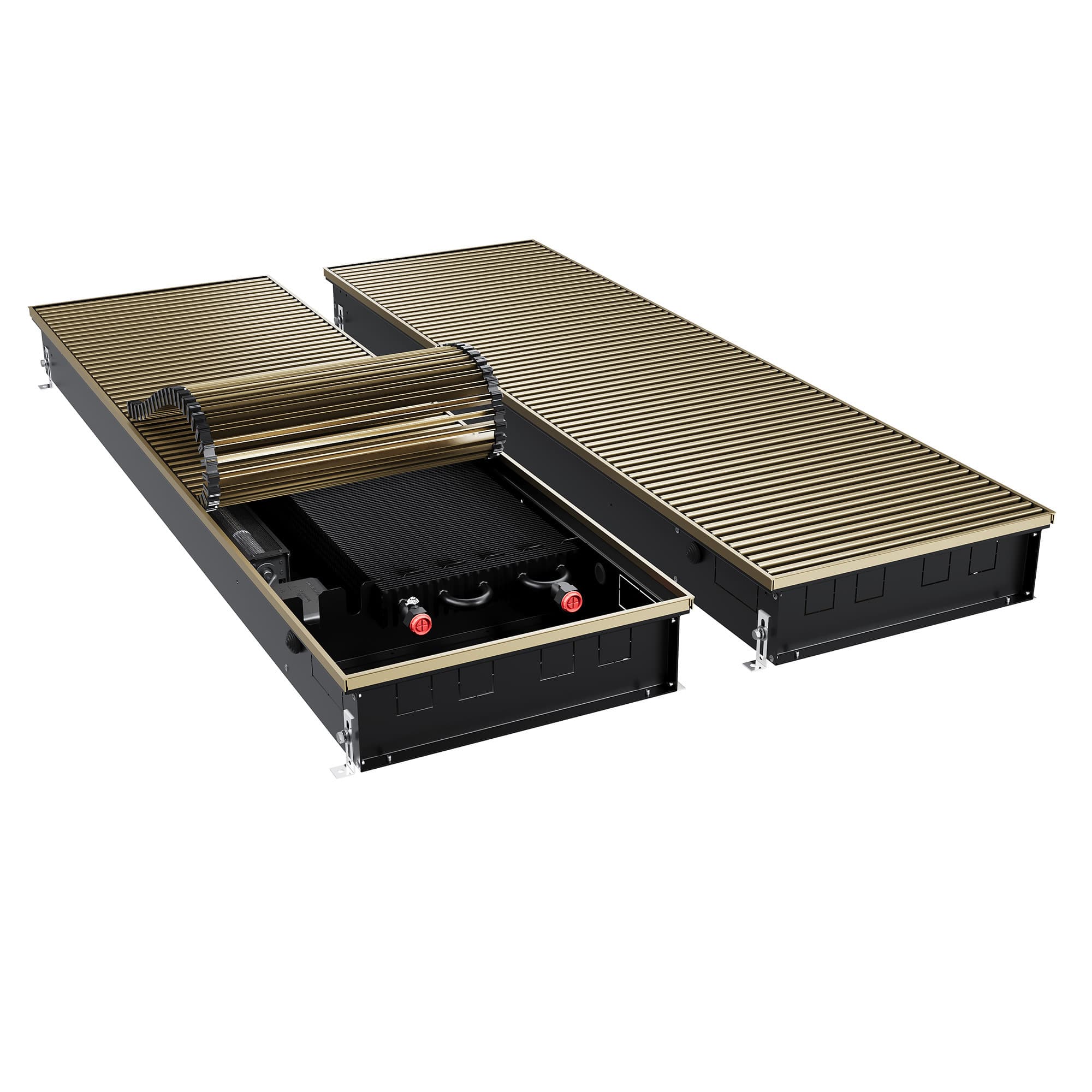 Конвектор внутрипольный Royal Thermo ATRIUM TURBO-110/400/1100-DG-U-AU