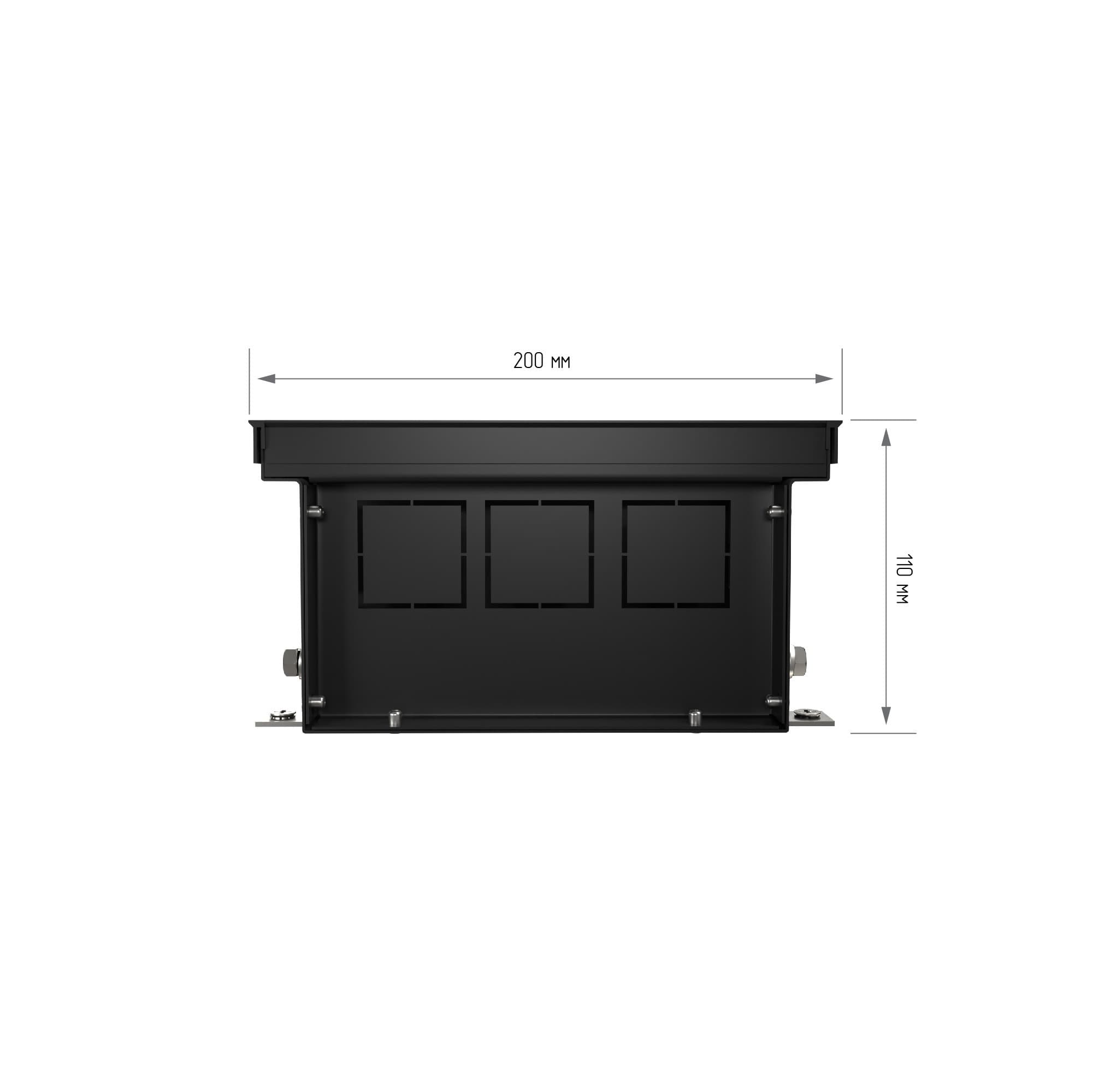 Конвектор внутрипольный Royal Thermo ATRIUM-110/200/900-DG-U-AU