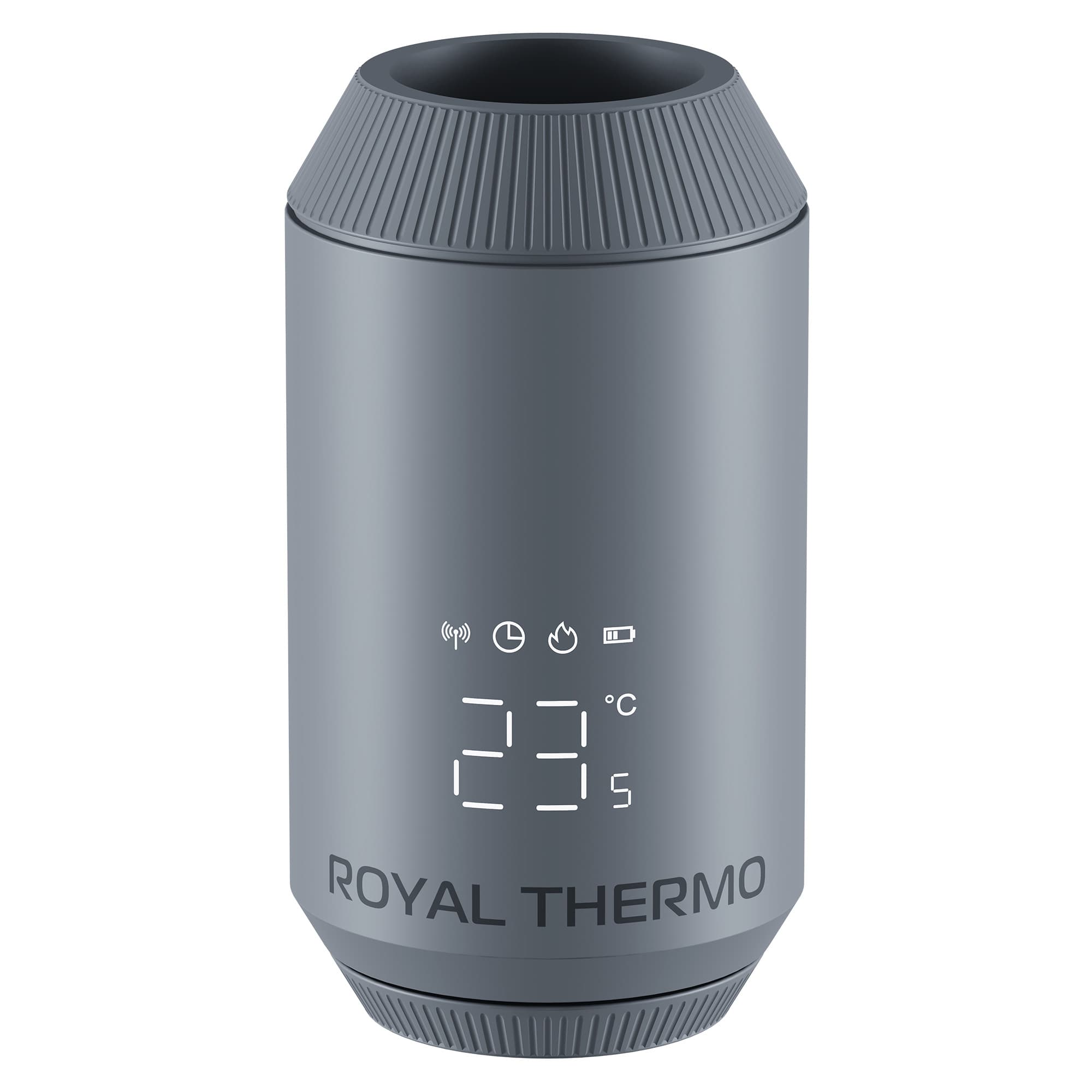 Термостат радиаторный электронный Royal Thermo Smart Heat 2.0, серебристый