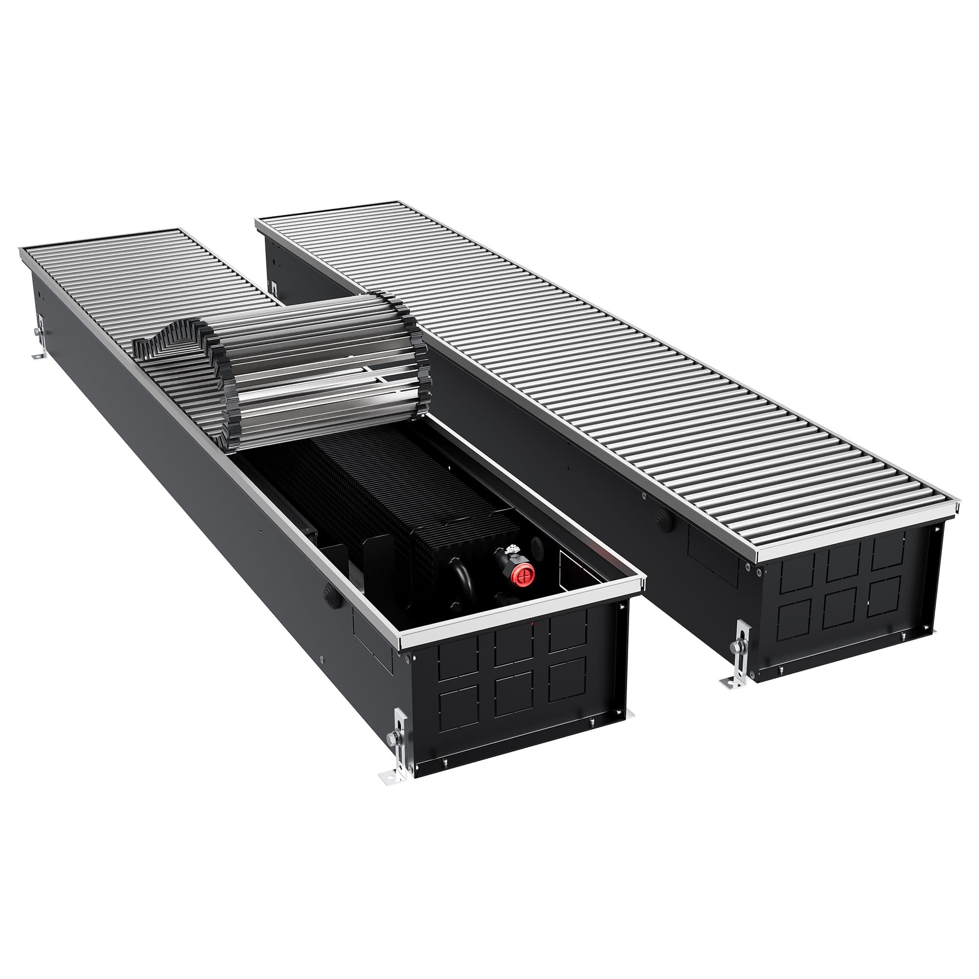 Конвектор внутрипольный Royal Thermo ATRIUM TURBO-150/250/900-DG-U-NA