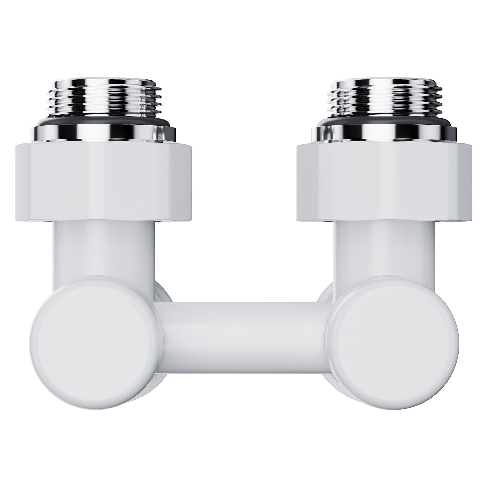 Узел нижнего подключения Royal Thermo Design угловой 1/2"х3/4" EK (белый)