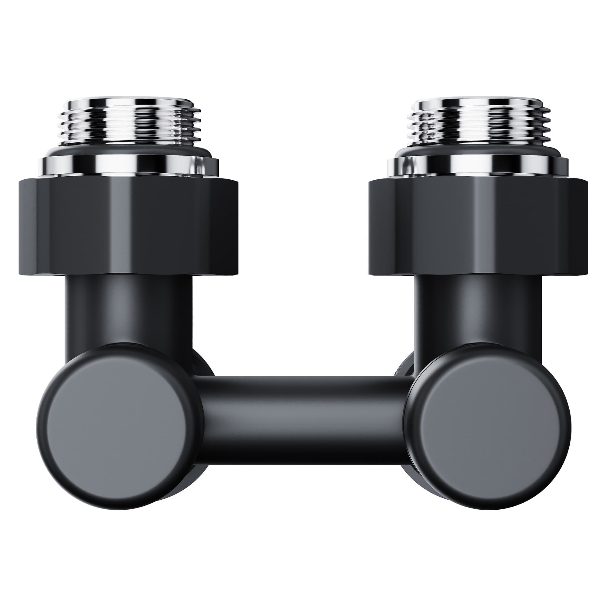 Узел нижнего подключения Royal Thermo Design угловой 1/2"х3/4" EK (черный)