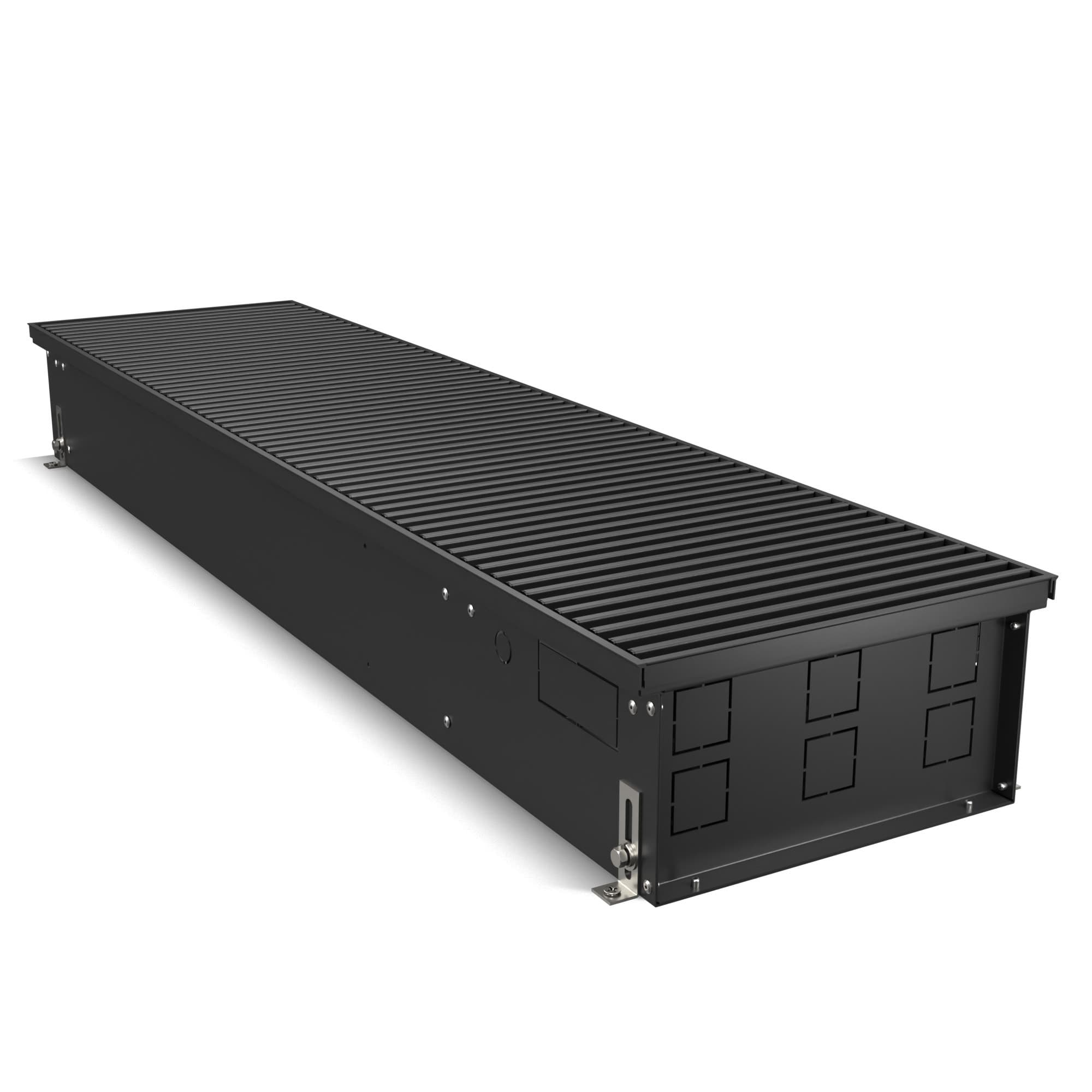 Конвектор внутрипольный Royal Thermo ATRIUM TURBO-150/300/1900-DG-U-BL