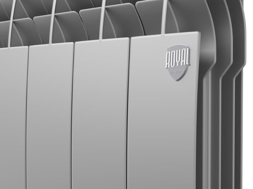 Радиатор алюминиевый Royal Thermo Biliner Alum 500 Silver Satin - 4 секц.
