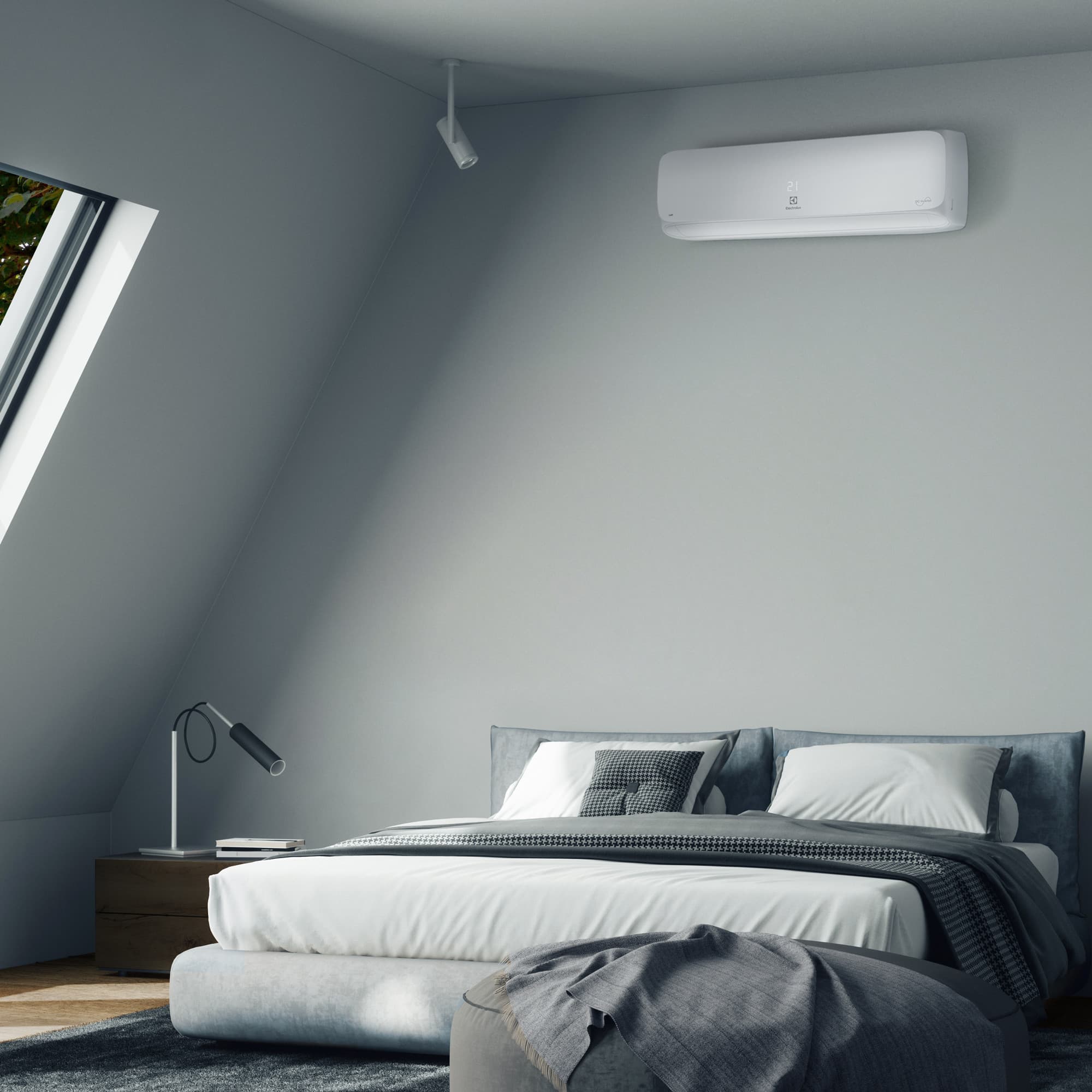 Сплит-система инверторного типа Electrolux Loft DC EACS/I-12HAL/N8 комплект