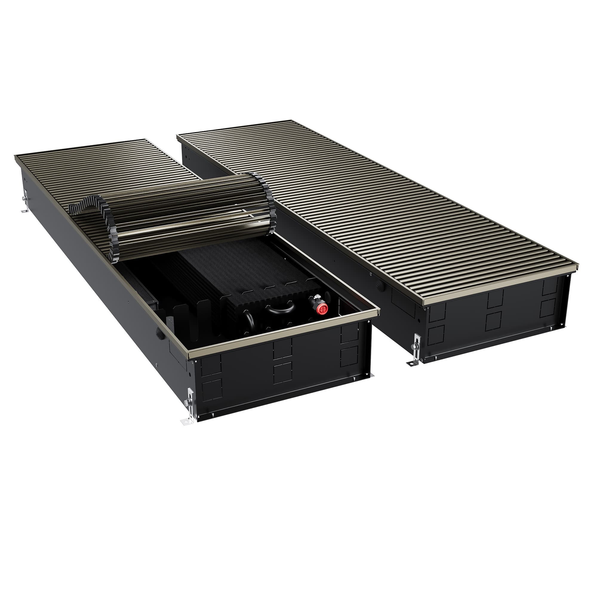 Конвектор внутрипольный Royal Thermo ATRIUM TURBO-150/400/3000-DG-U-DB