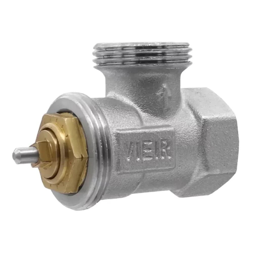 Клапан VIEIR термостатический угл. верх. 1/2" (80/10) VR280