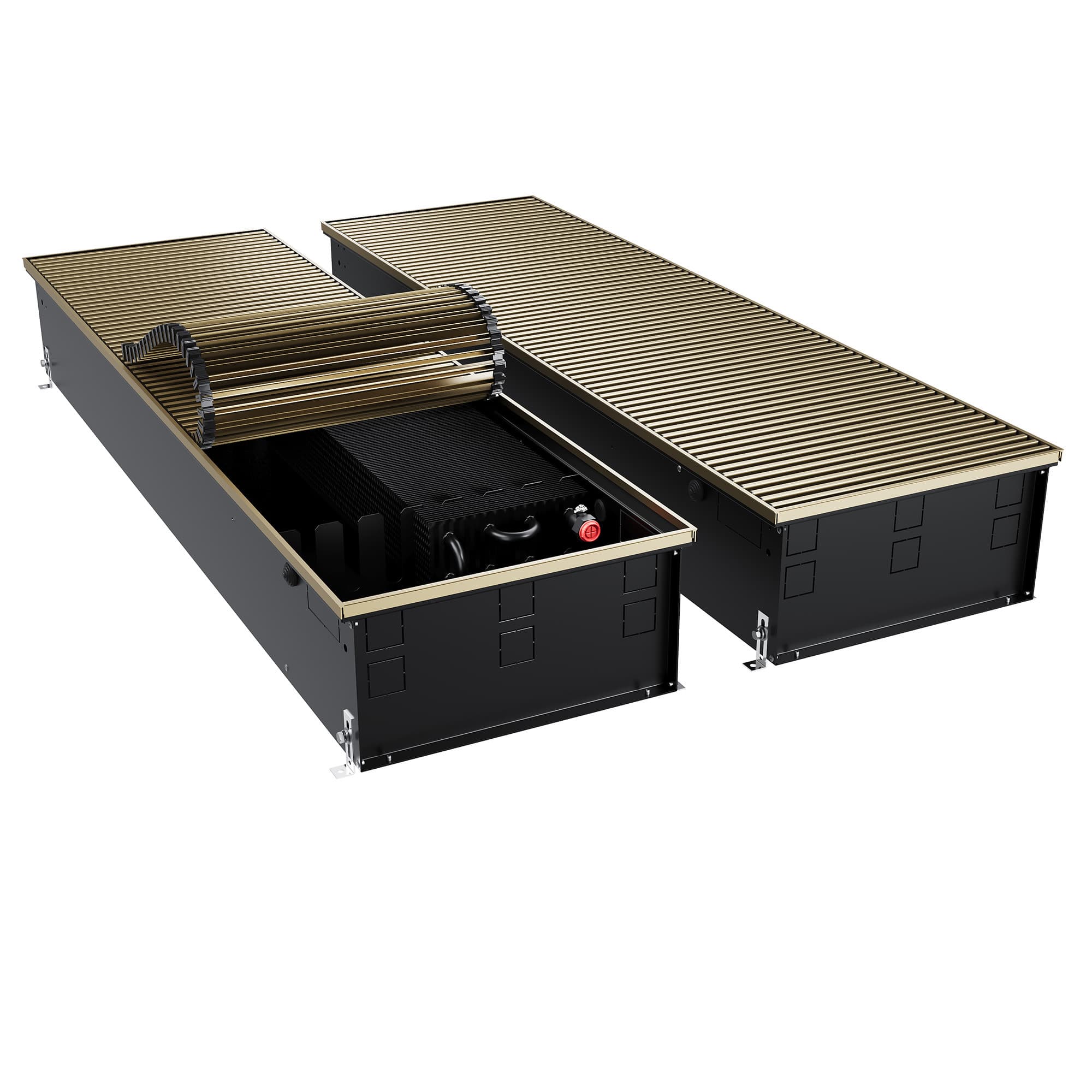 Конвектор внутрипольный Royal Thermo ATRIUM TURBO-190/400/1800-DG-U-LB