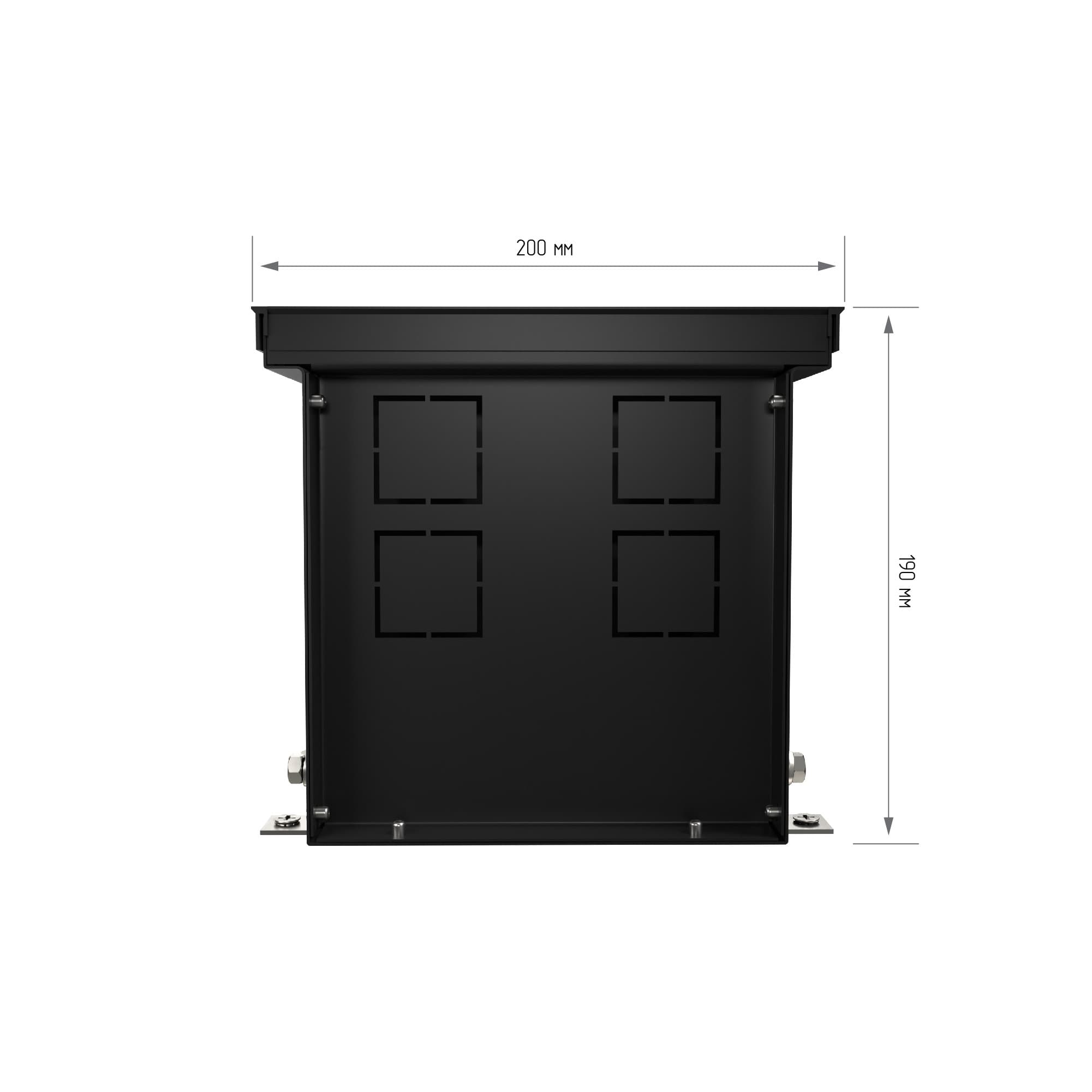 Конвектор внутрипольный Royal Thermo ATRIUM-190/200/1400-DG-U-AU