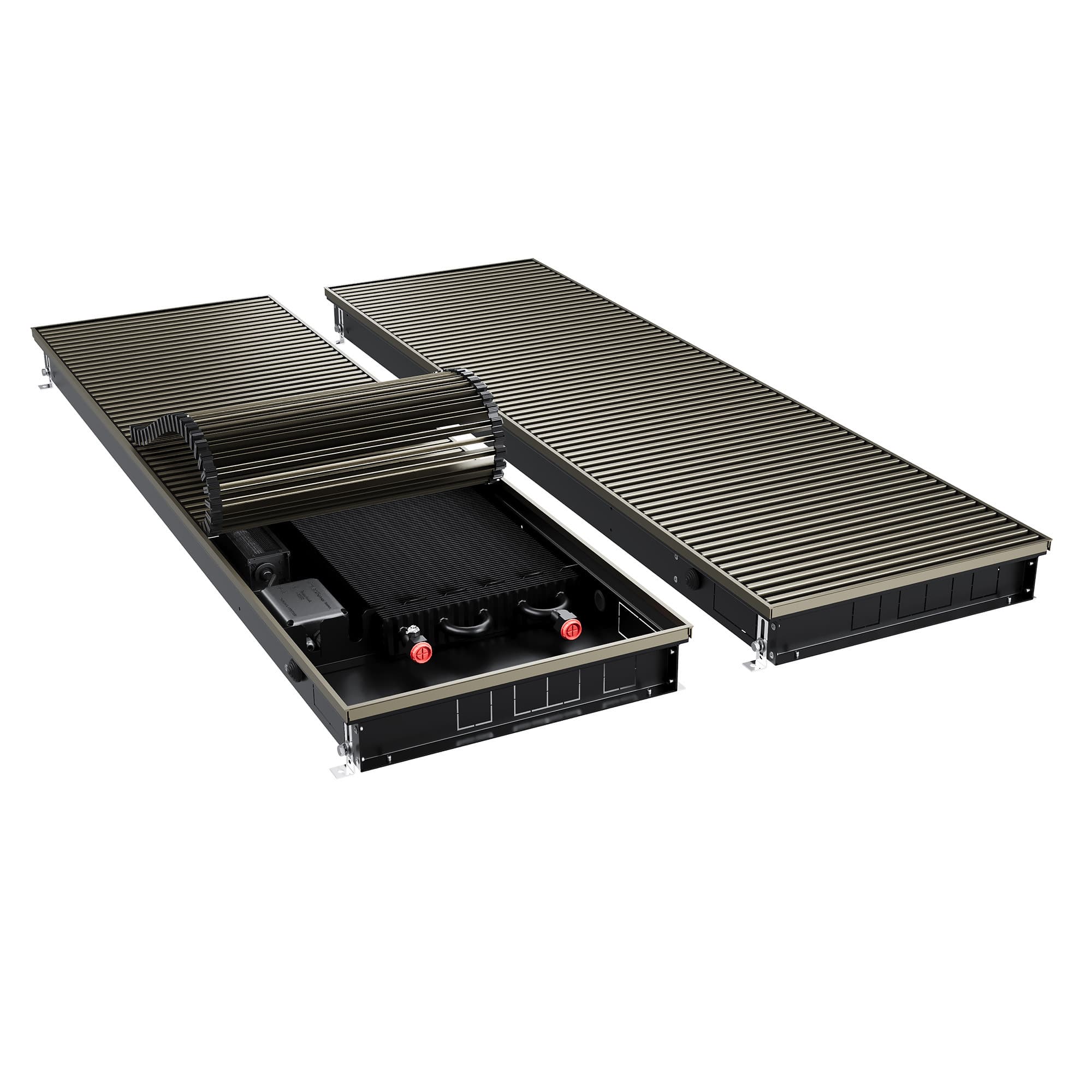 Конвектор внутрипольный Royal Thermo ATRIUM TURBO-80/400/1500-DG-U-DB