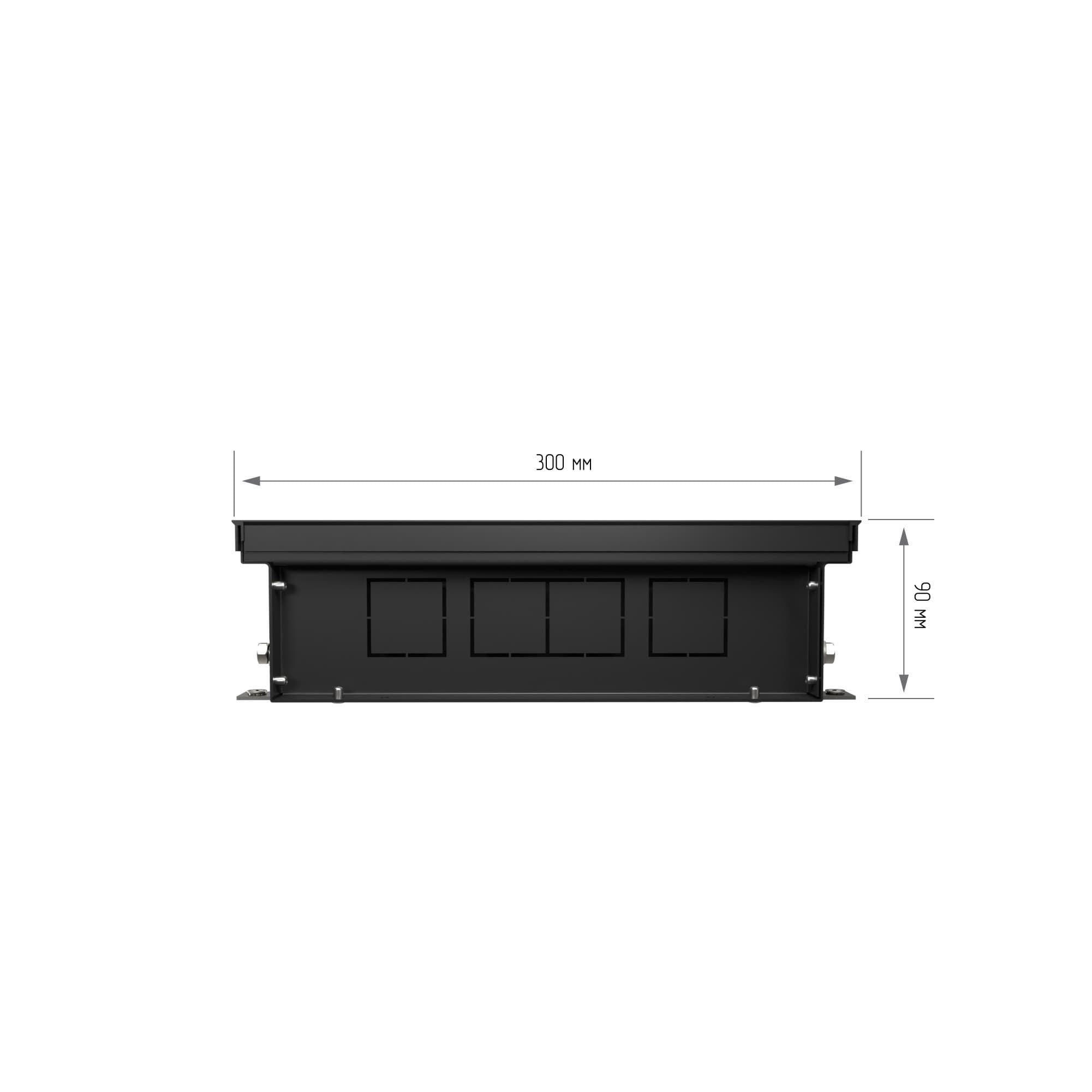 Конвектор внутрипольный Royal Thermo ATRIUM-90/300/1500-DG-U-DB