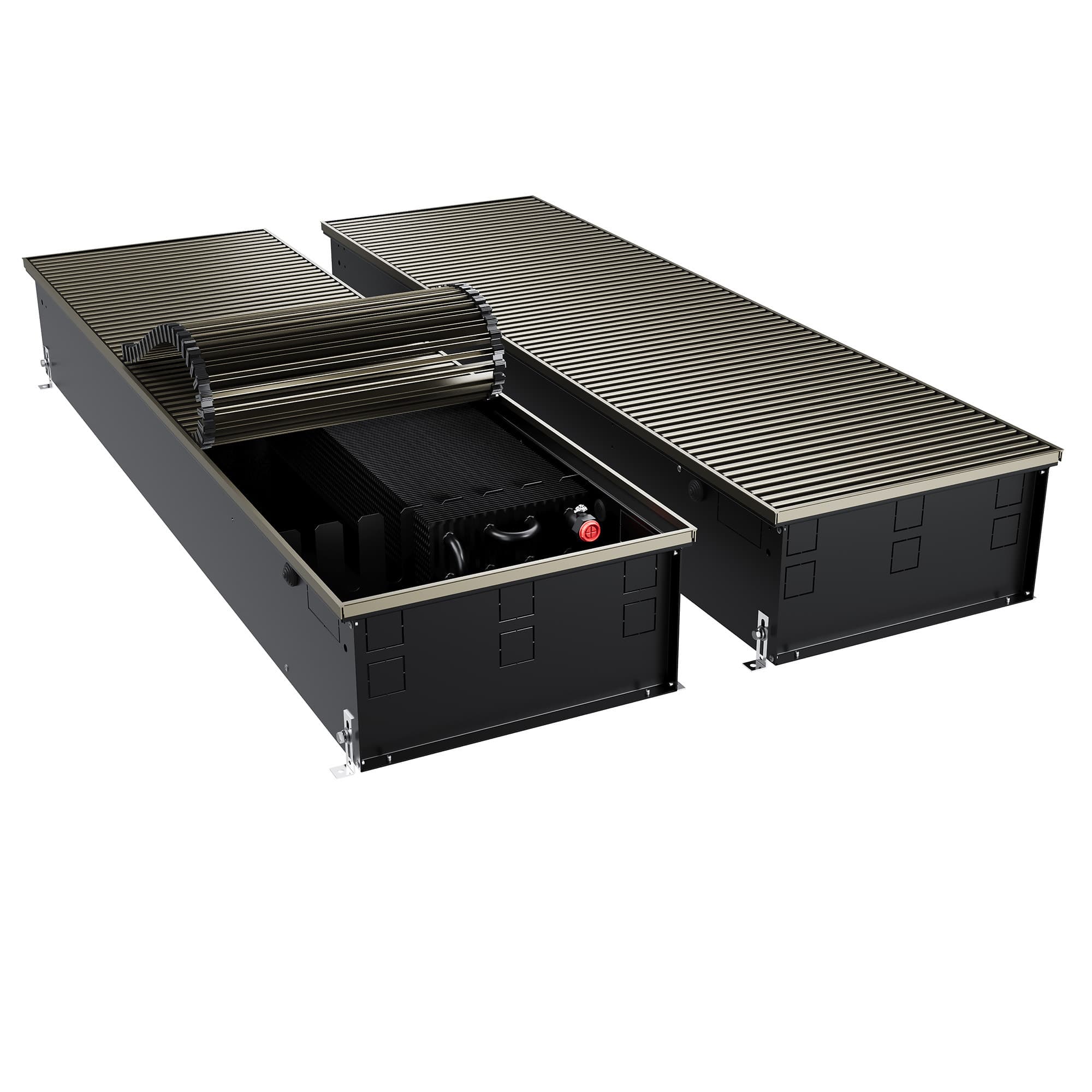 Конвектор внутрипольный Royal Thermo ATRIUM TURBO-190/400/1800-DG-U-DB