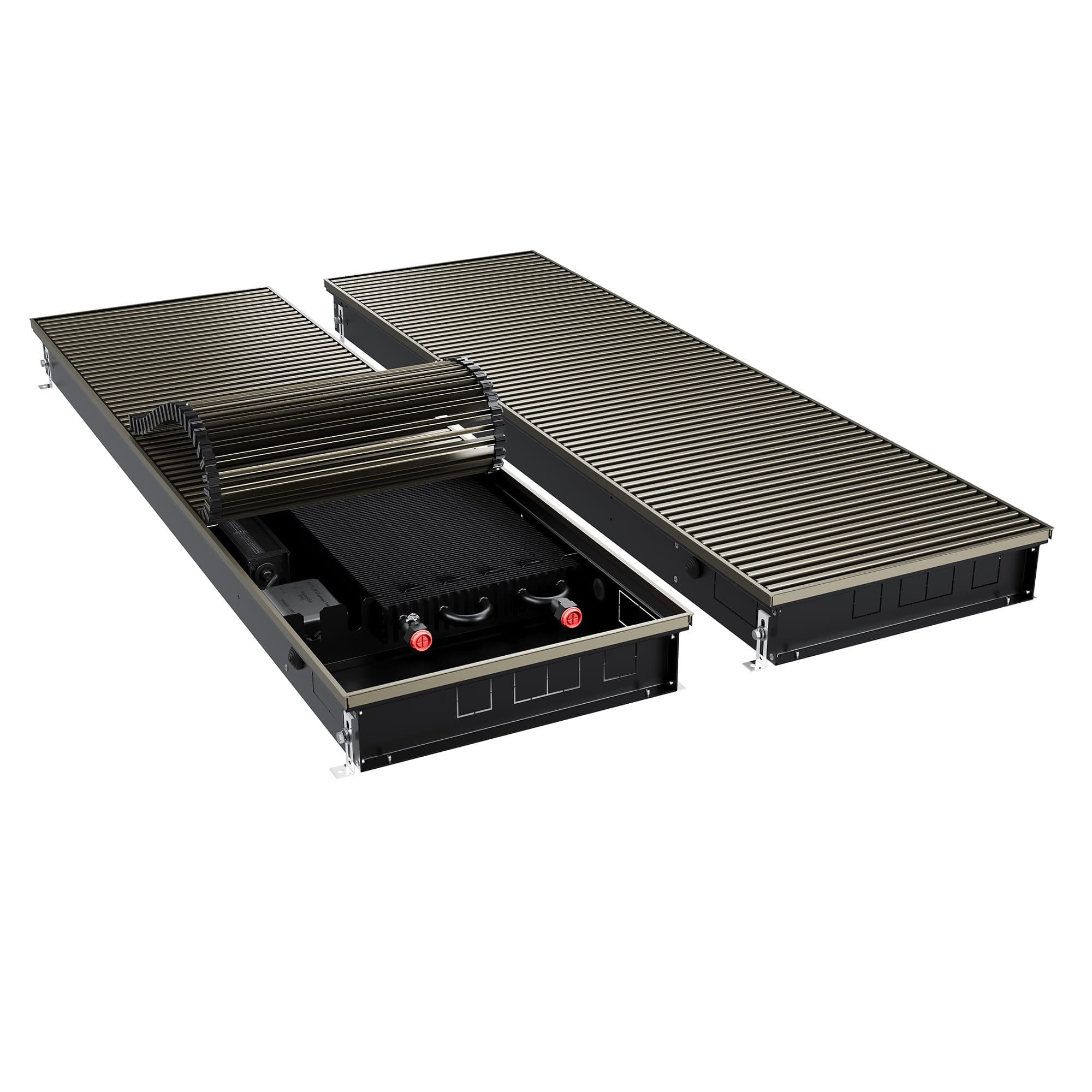 Конвектор внутрипольный Royal Thermo ATRIUM TURBO-90/400/1000-DG-U-DB