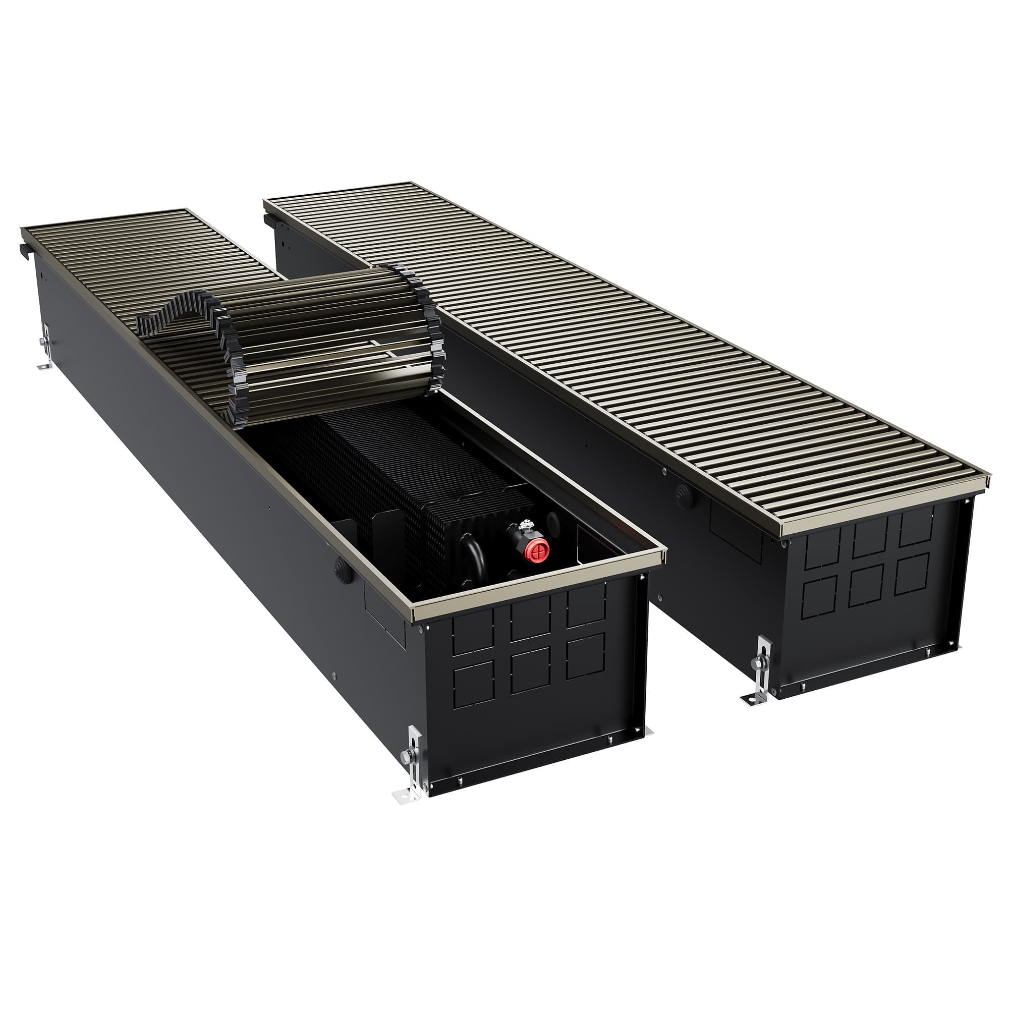 Конвектор внутрипольный Royal Thermo ATRIUM TURBO-190/250/1100-DG-U-DB
