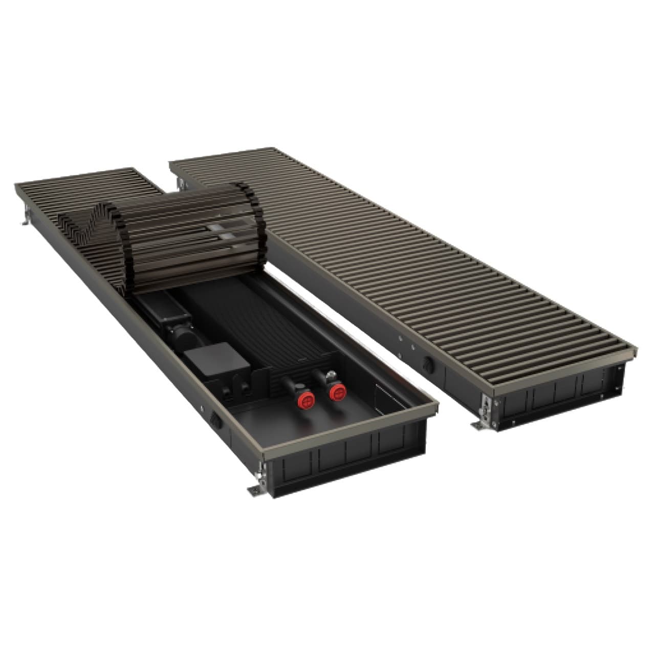 Конвектор внутрипольный Royal Thermo ATRIUM TURBO-80/180/1000-DG-U-DB