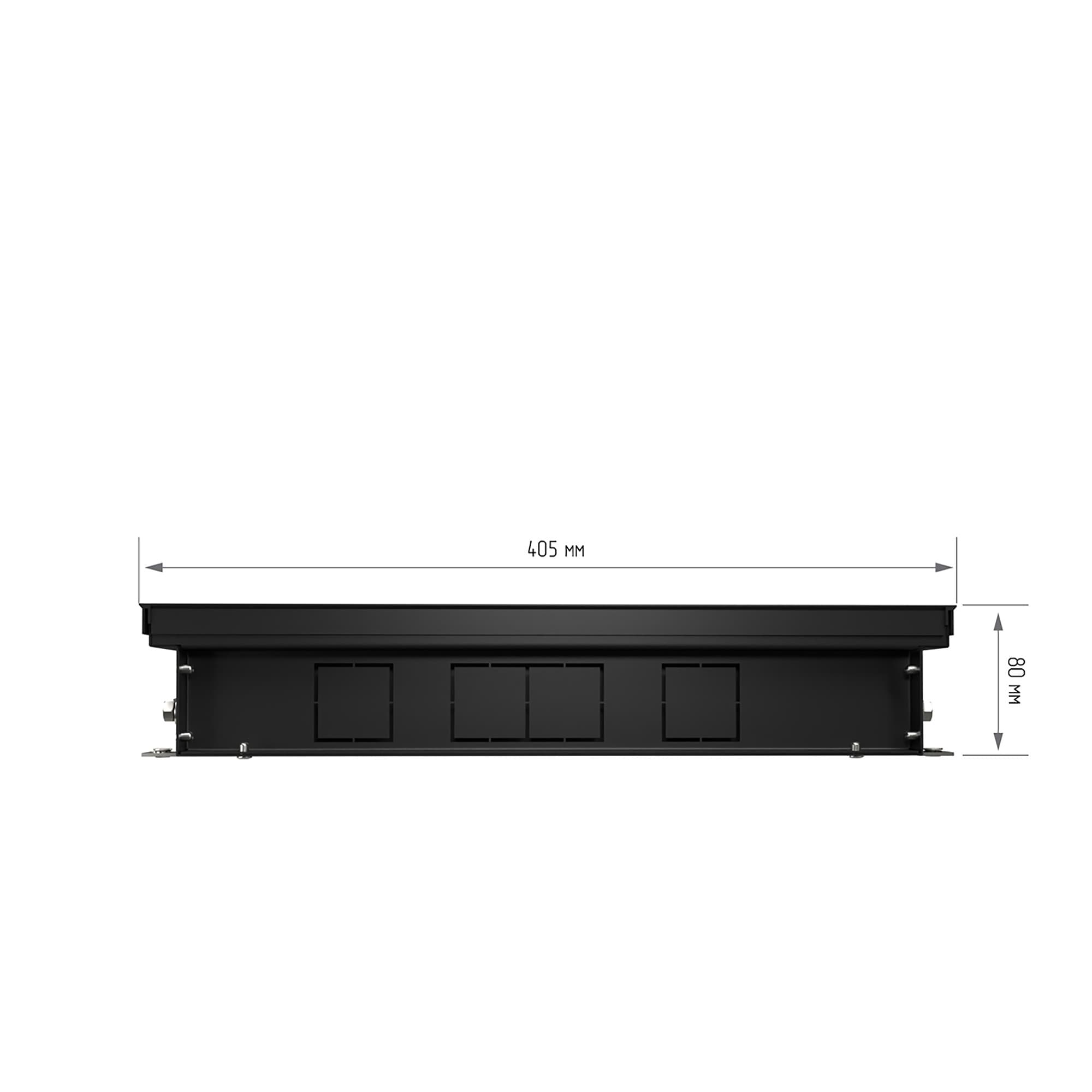 Конвектор внутрипольный Royal Thermo ATRIUM TURBO-80/400/2900-DG-U-BL