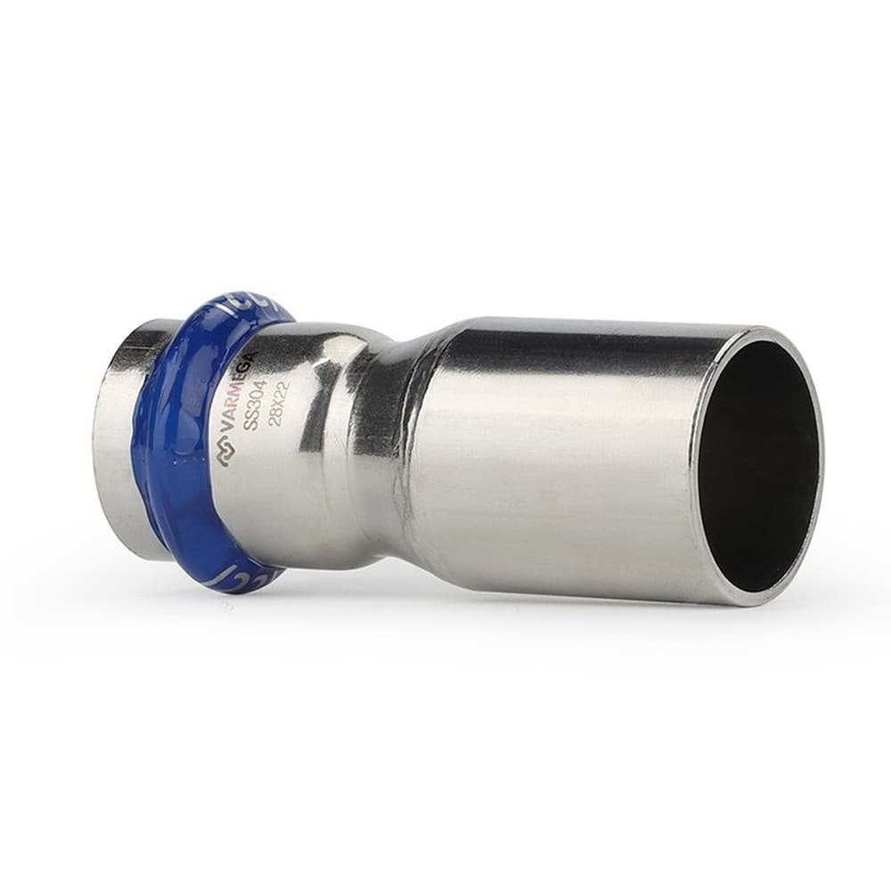 Муфта-вставка VARMEGA однораструбная Inox Press переходная 22ax15