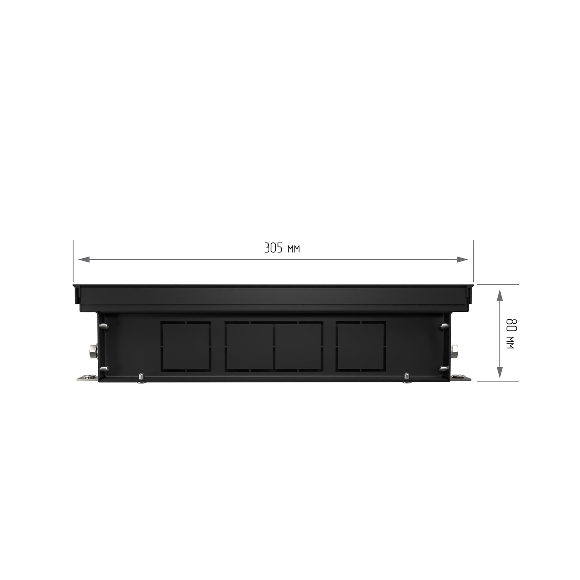 Конвектор внутрипольный Royal Thermo ATRIUM TURBO-80/300/3000-DG-U-DB