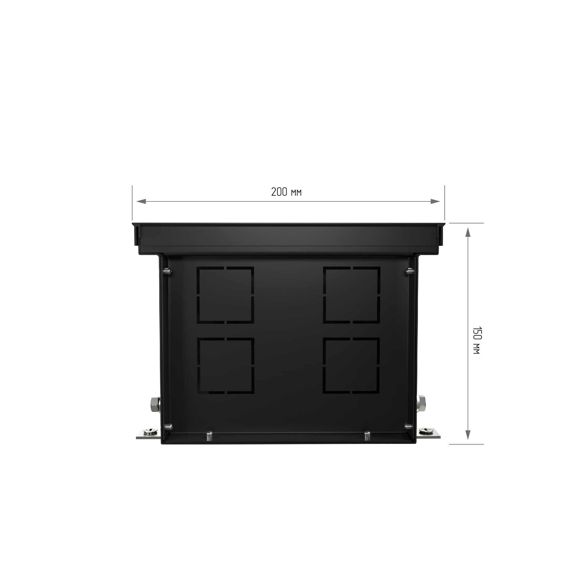 Конвектор внутрипольный Royal Thermo ATRIUM-150/200/1800-DG-U-DB