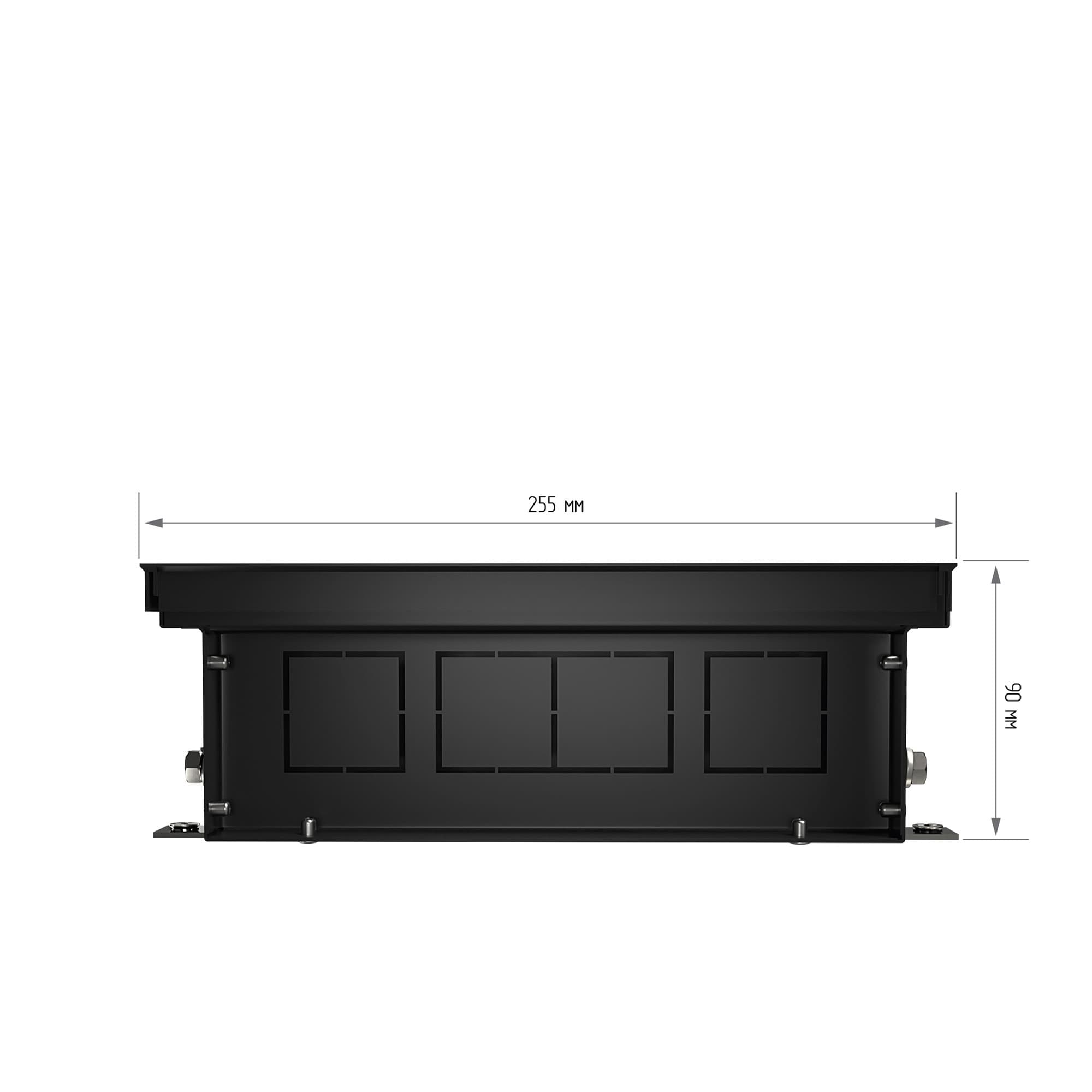 Конвектор внутрипольный Royal Thermo ATRIUM TURBO-90/250/3000-DG-U-BL