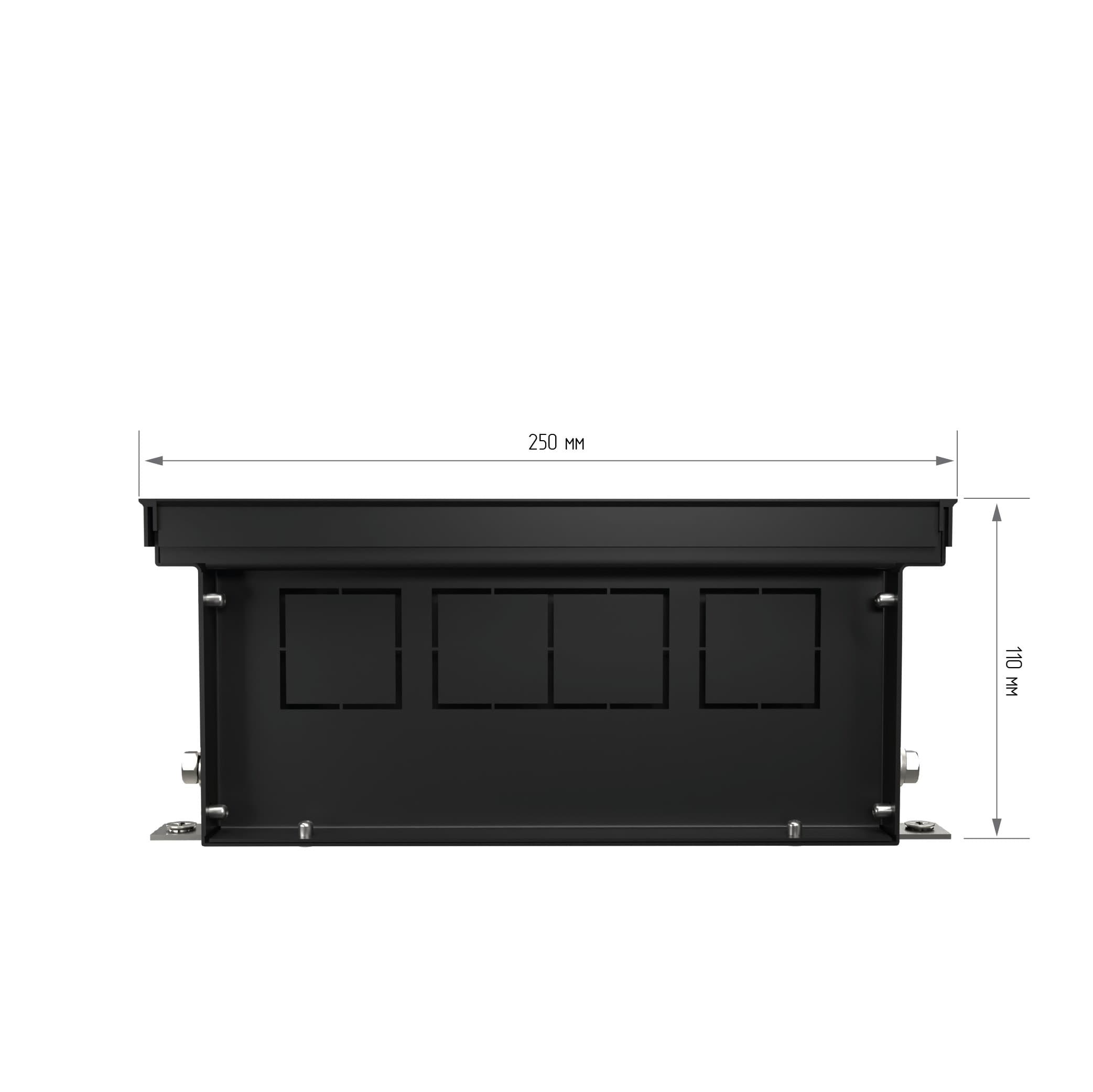 Конвектор внутрипольный Royal Thermo ATRIUM-110/250/1700-DG-U-AU