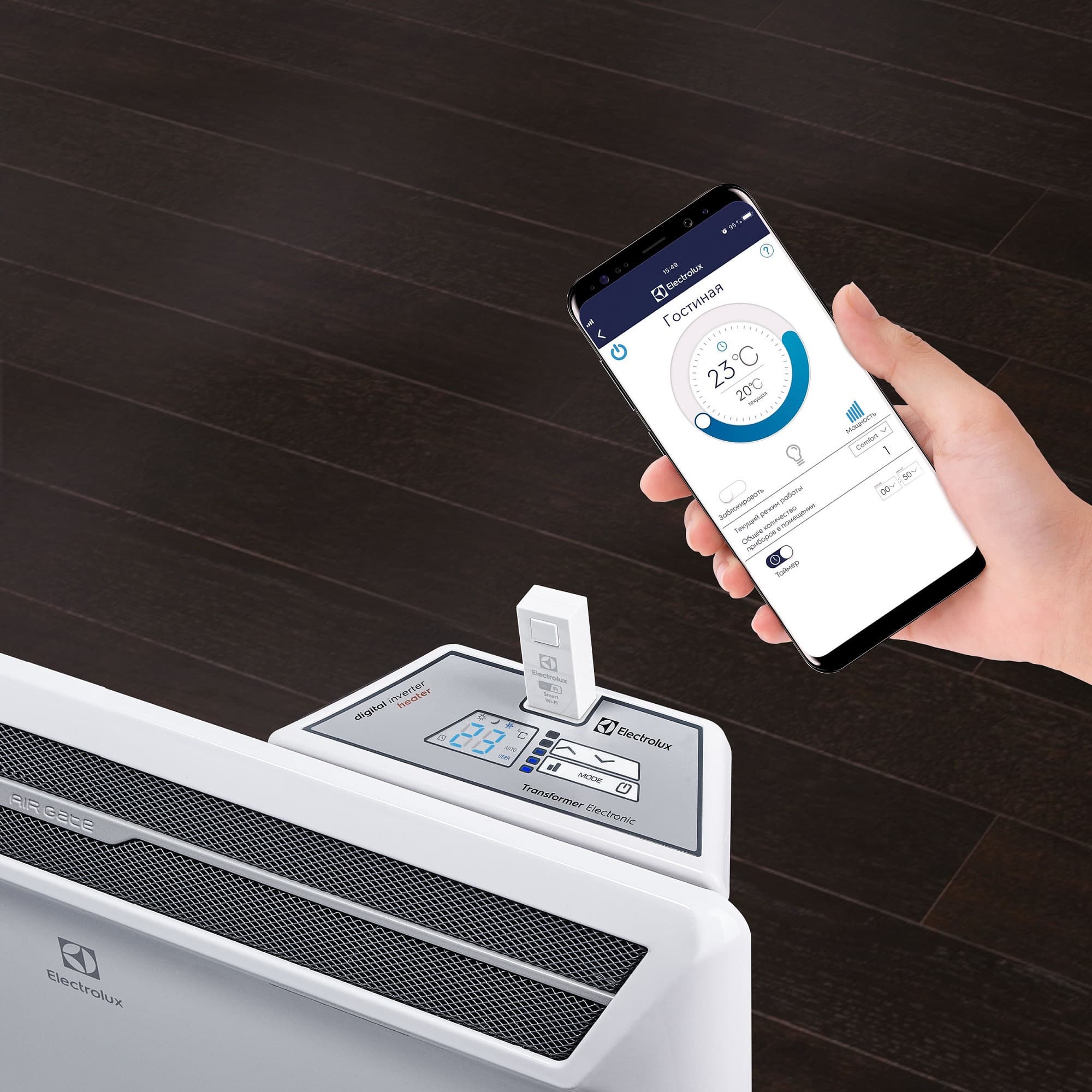 Блок управления конвектора Electrolux Transformer Digital Inverter