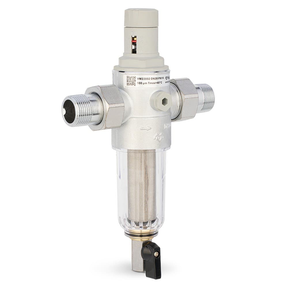Фильтр сетчатый VARMEGA промывной, комбинированный 3/4", PN16, для ХВС, VM22802