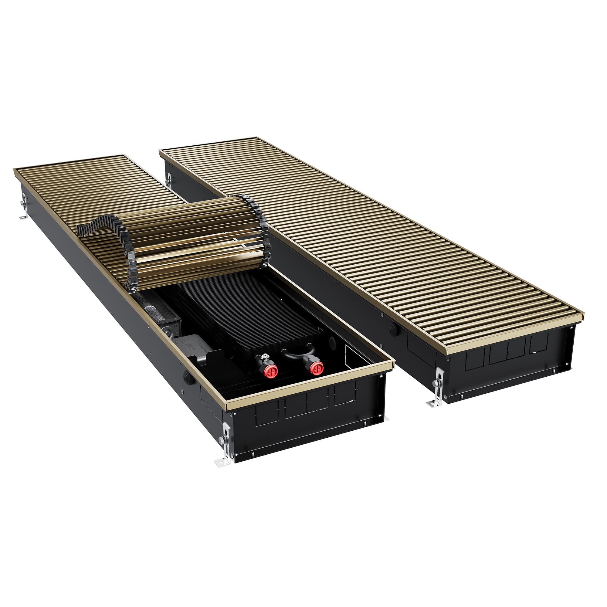 Конвектор внутрипольный Royal Thermo ATRIUM TURBO-110/300/1600-DG-U-AU