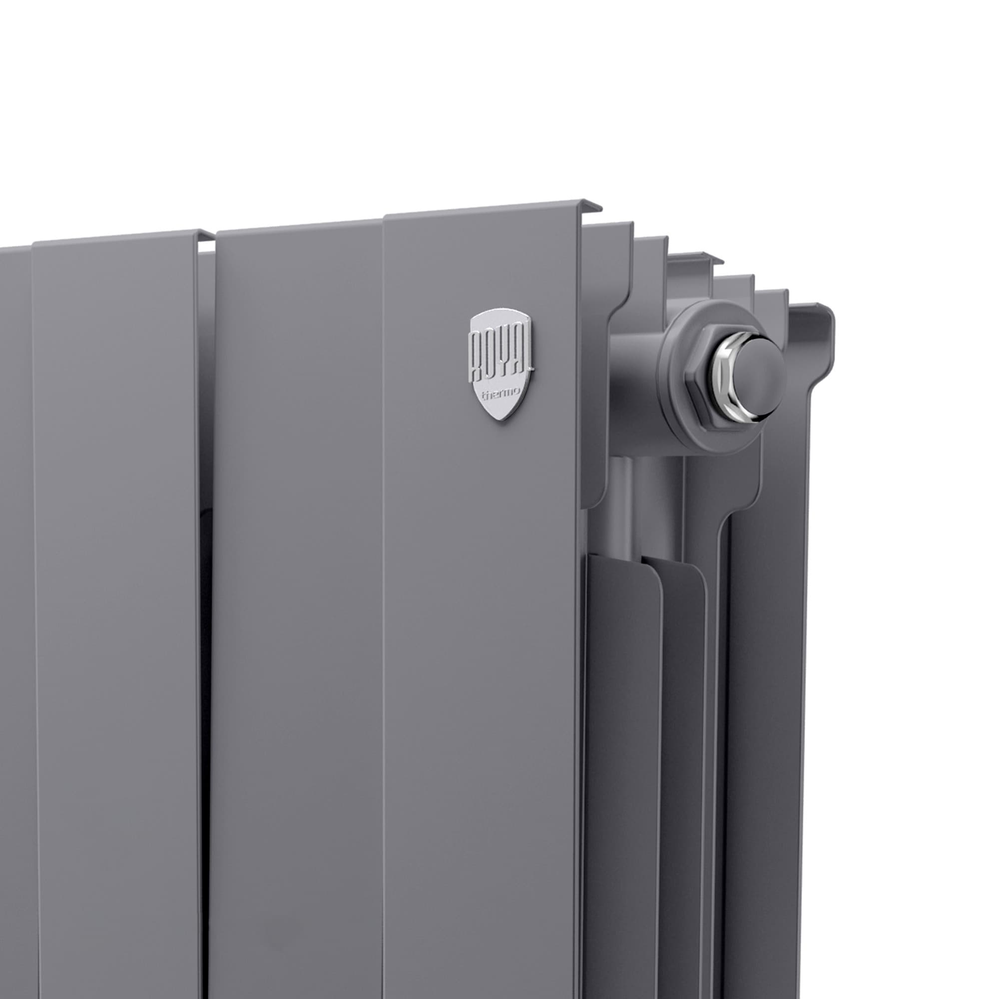 Радиатор биметаллический Royal Thermo PianoForte 500 Серебристый - 4 секц.