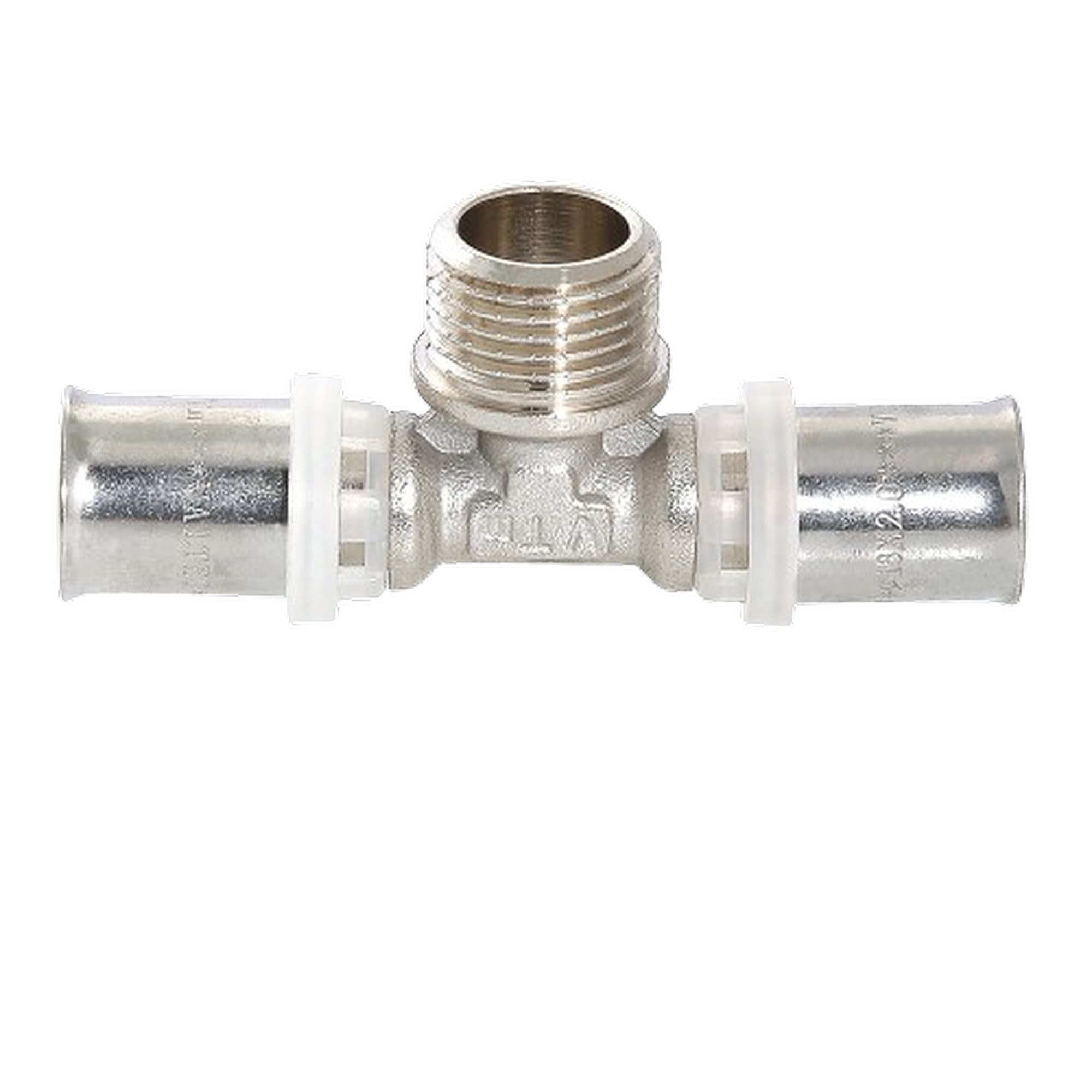 Тройник пресс Valtec VTm.233.N.160416 НР 16х1/2"х16