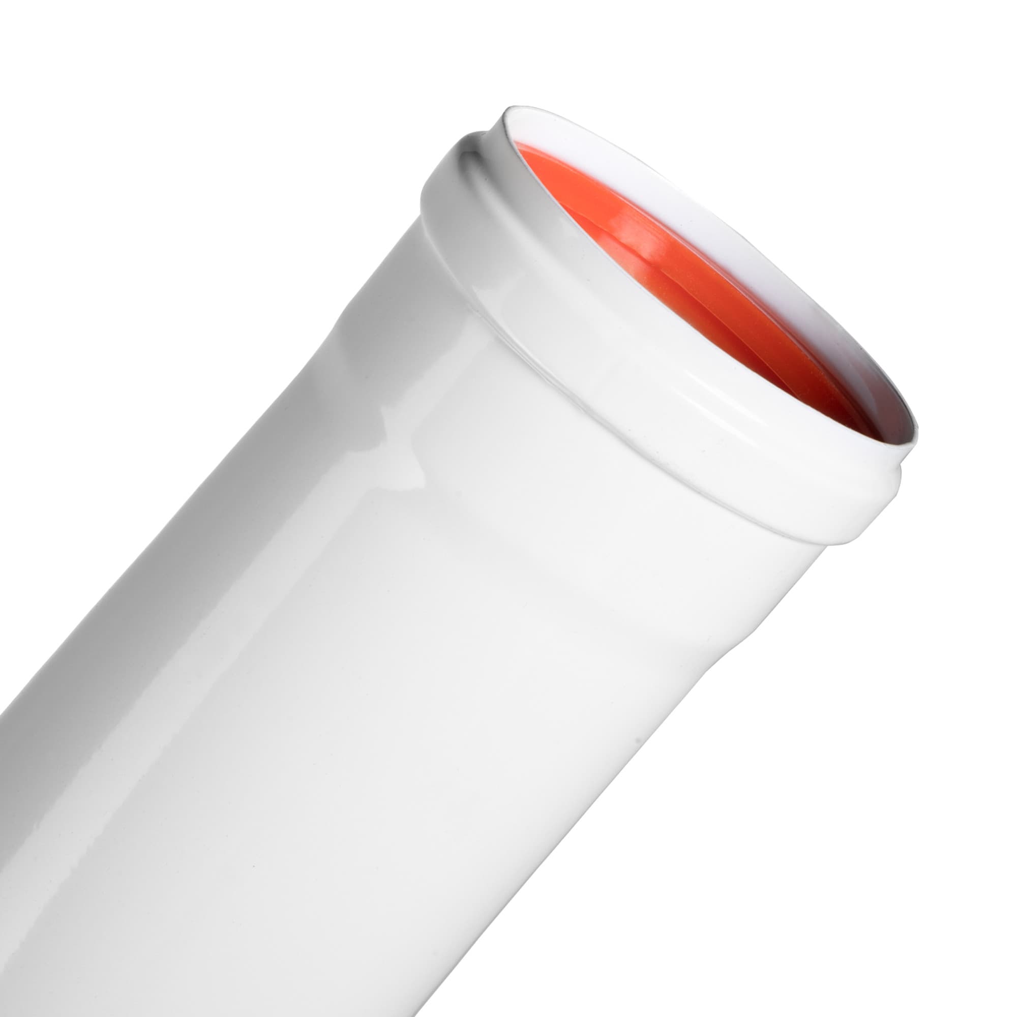 Удлинитель раздельного дымохода раструбн. Royal Thermo диам. 80, 500 мм