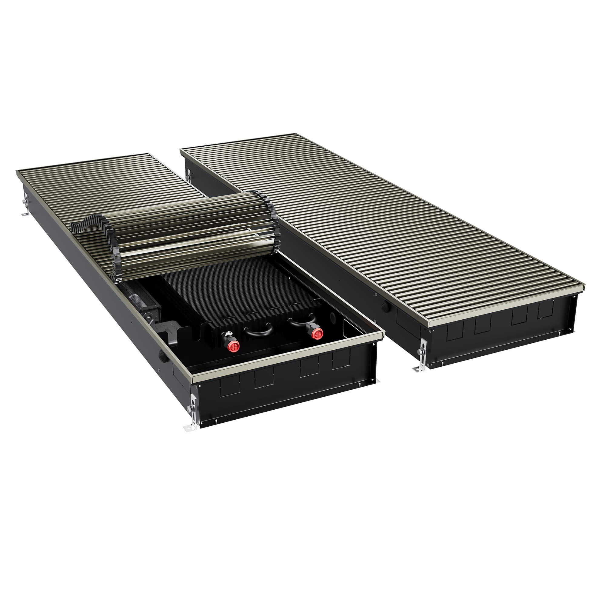 Конвектор внутрипольный Royal Thermo ATRIUM TURBO-110/400/1500-DG-U-LB