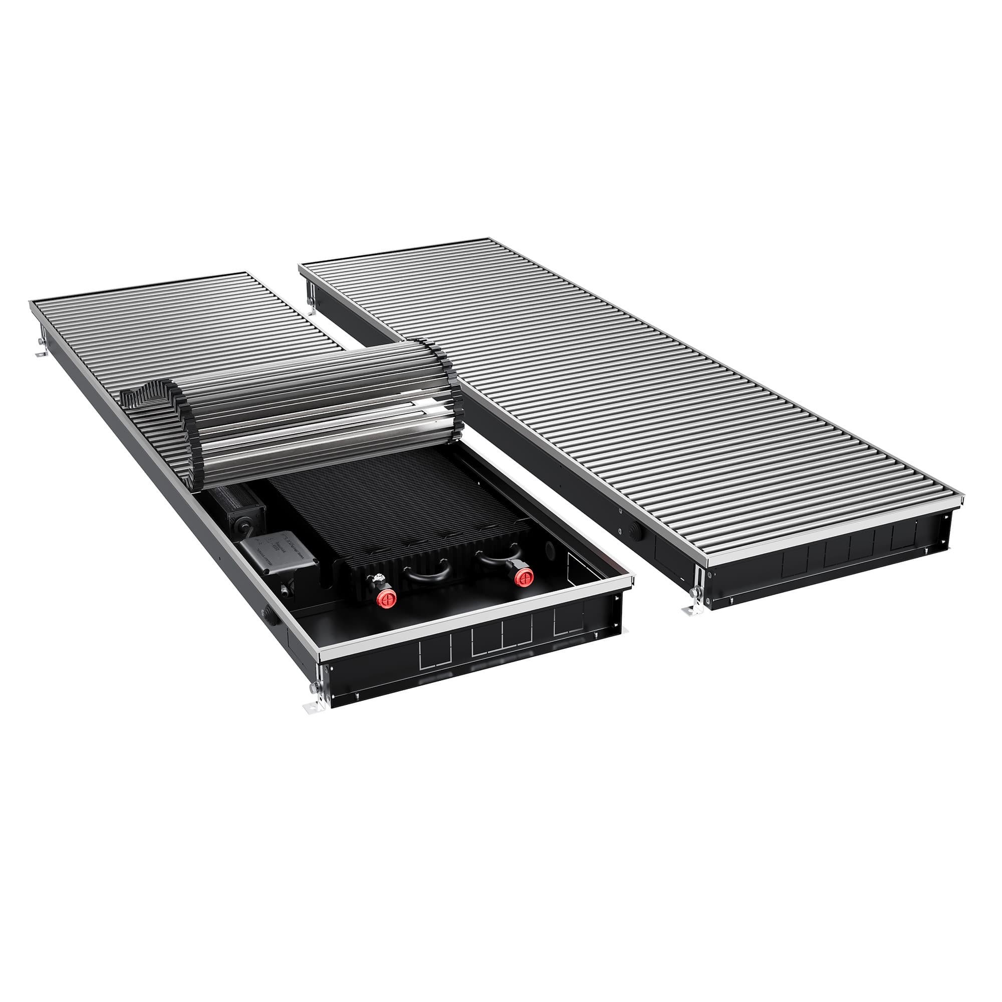 Конвектор внутрипольный Royal Thermo ATRIUM TURBO-80/400/1100-DG-U-NA