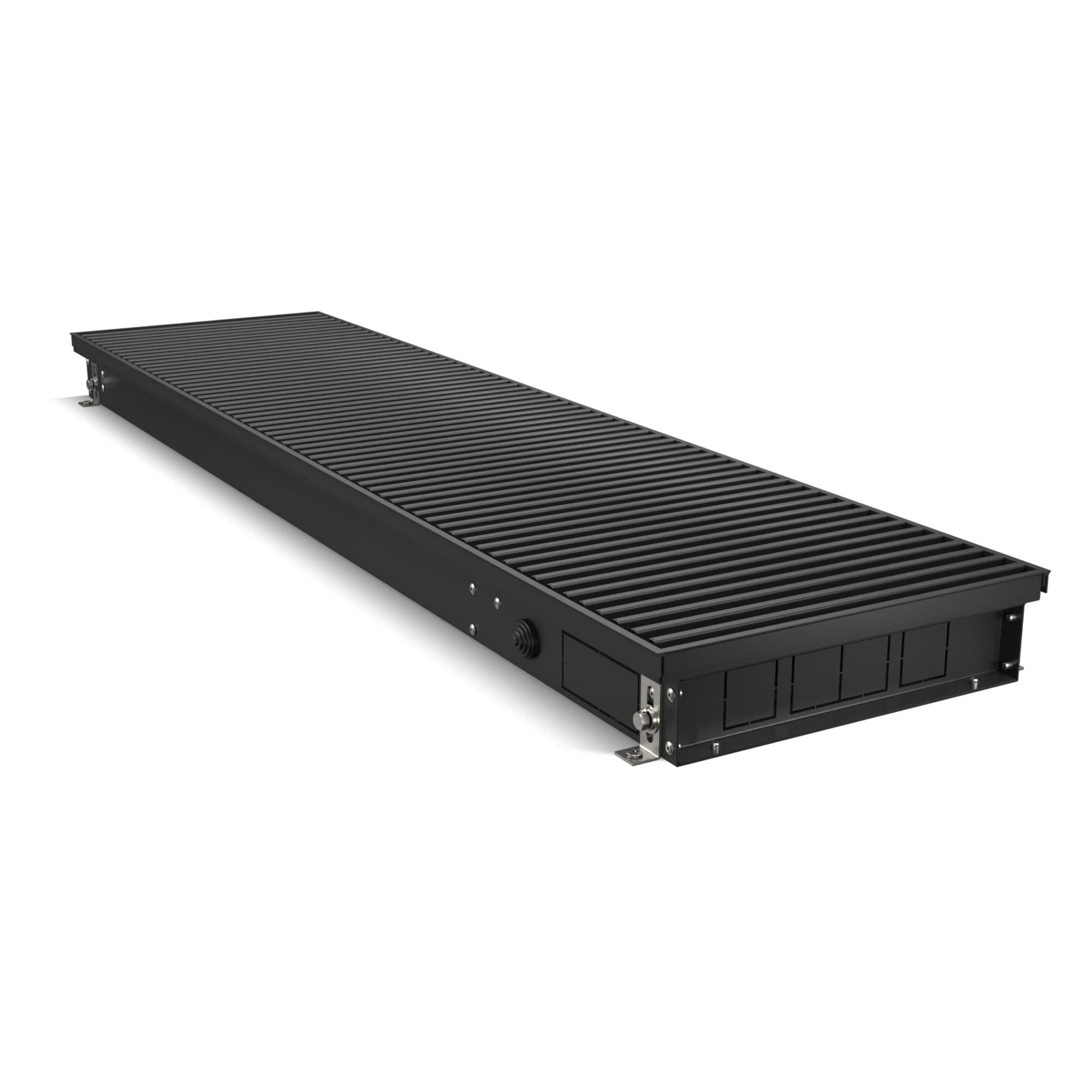 Конвектор внутрипольный Royal Thermo ATRIUM TURBO-80/300/2200-DG-U-BL