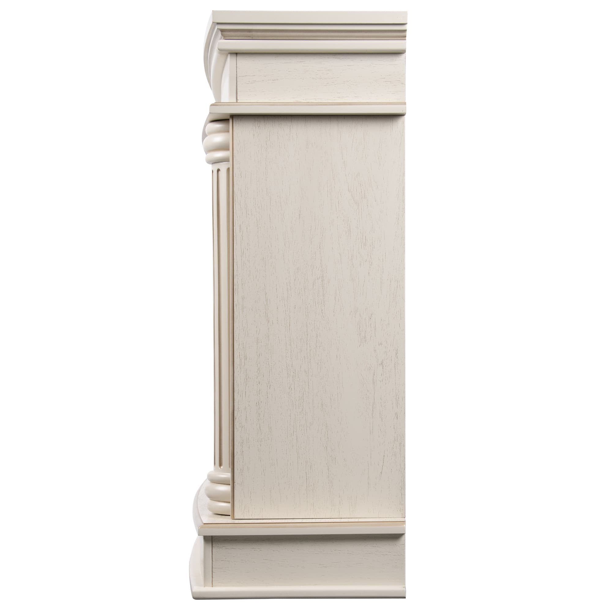 Каминокомплект: Очаг Electrolux EFP/P-3620LS, портал Olympia 42/40/36, сл. кость с зол. патиной