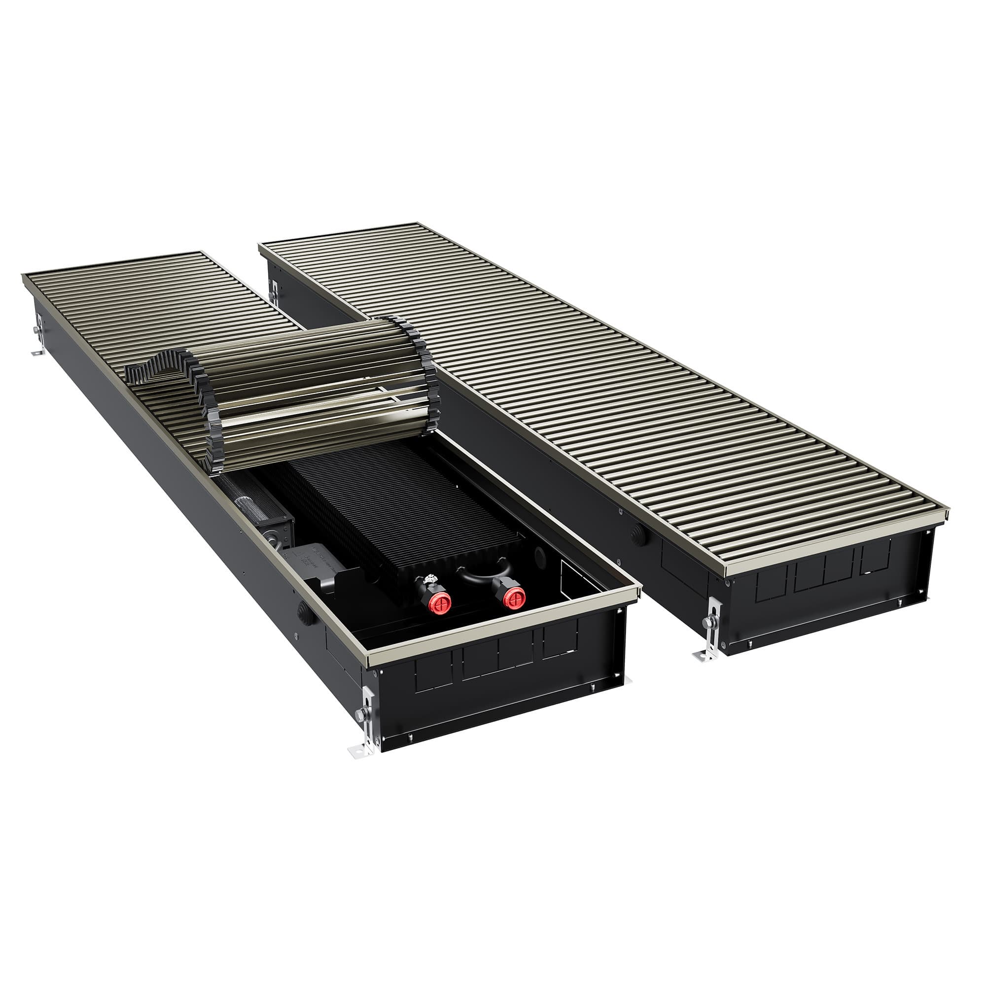 Конвектор внутрипольный Royal Thermo ATRIUM TURBO-110/300/2400-DG-U-LB