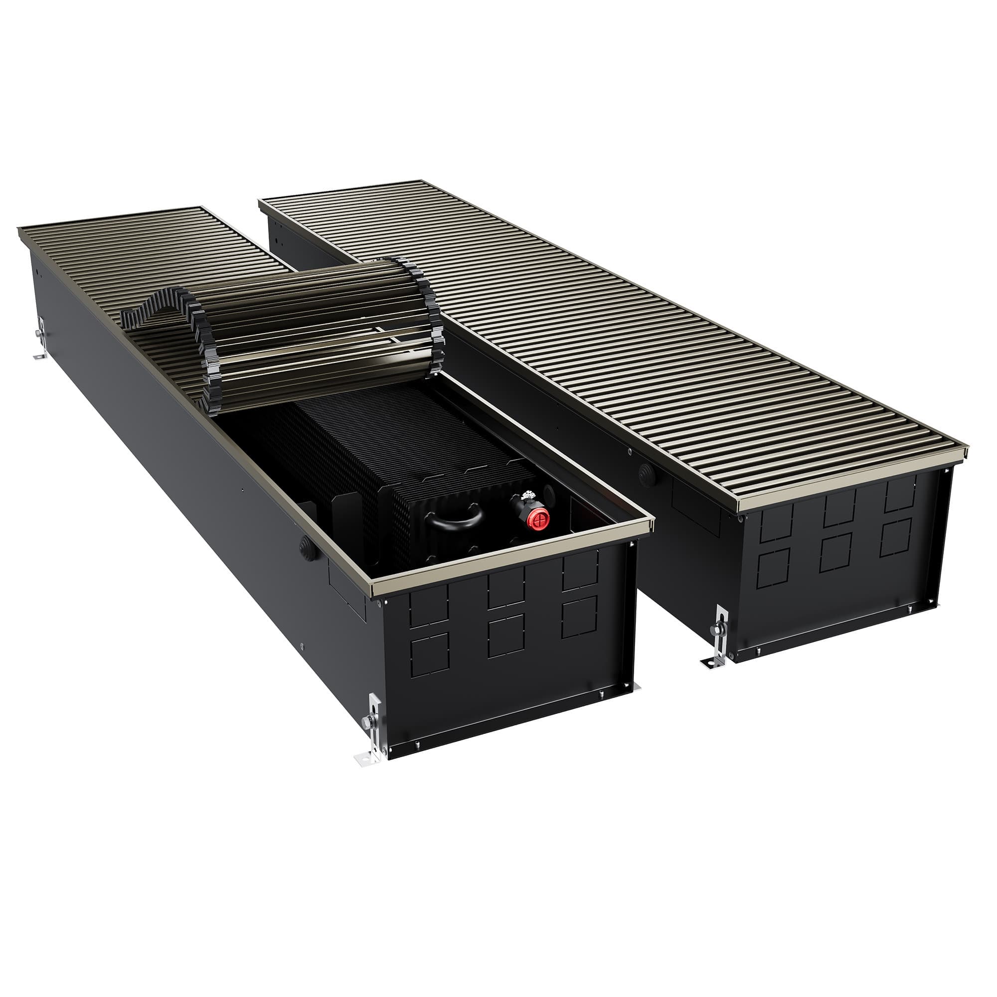 Конвектор внутрипольный Royal Thermo ATRIUM TURBO-190/300/1100-DG-U-DB
