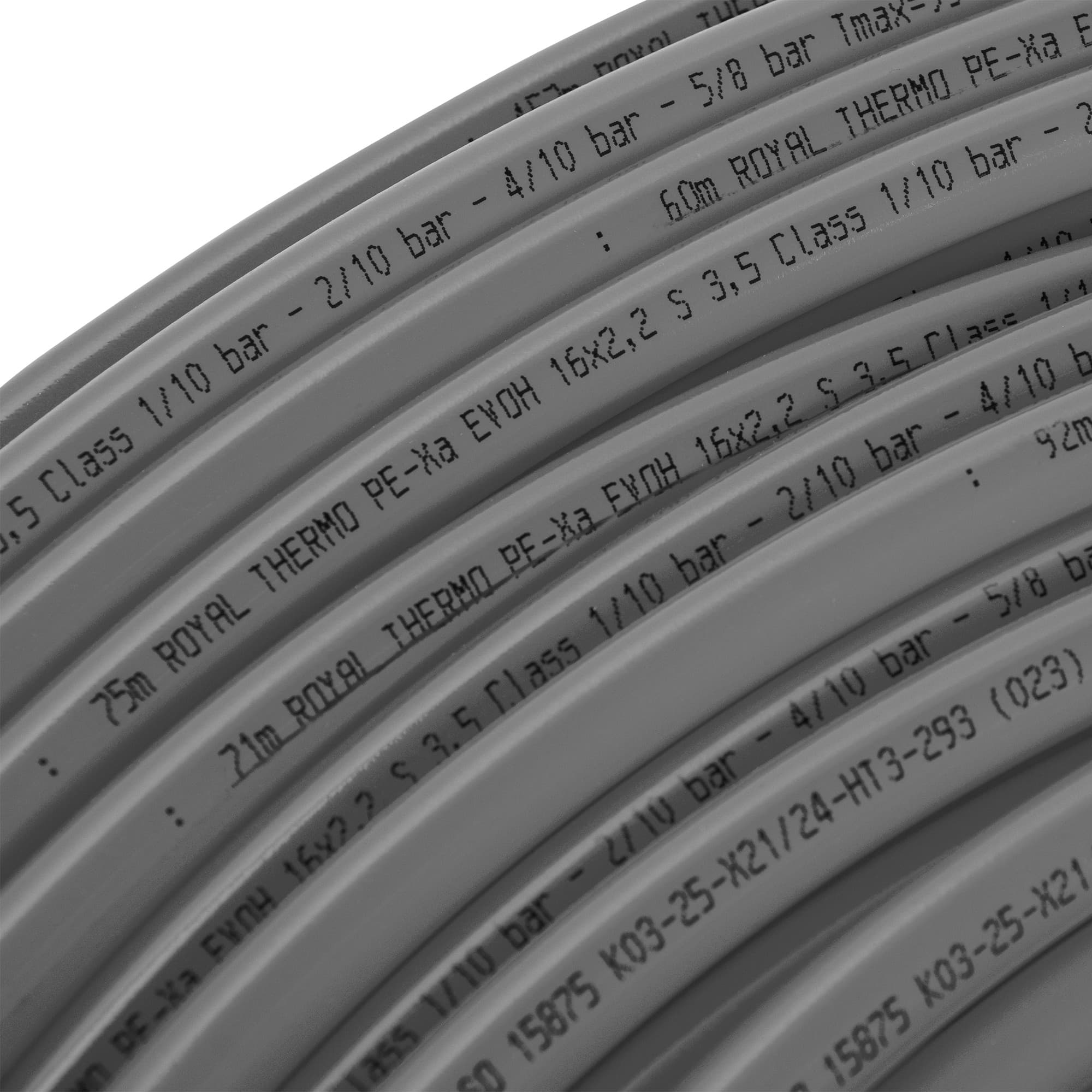 Труба Royal Thermo из сшитого полиэтилена Pex-a EVOH d16×2.2, (500)