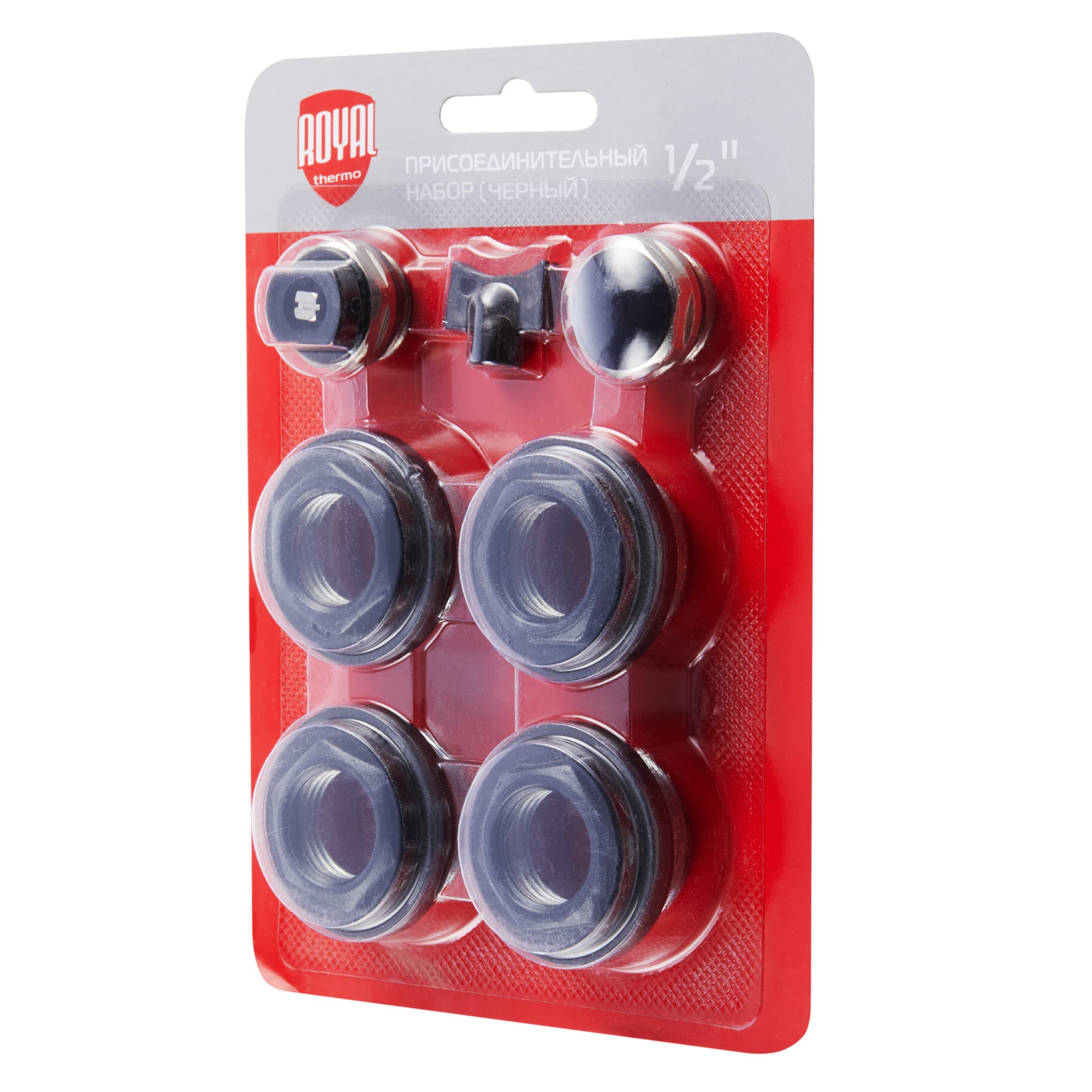 Набор присоединительный Royal Thermo 1/2'' black
