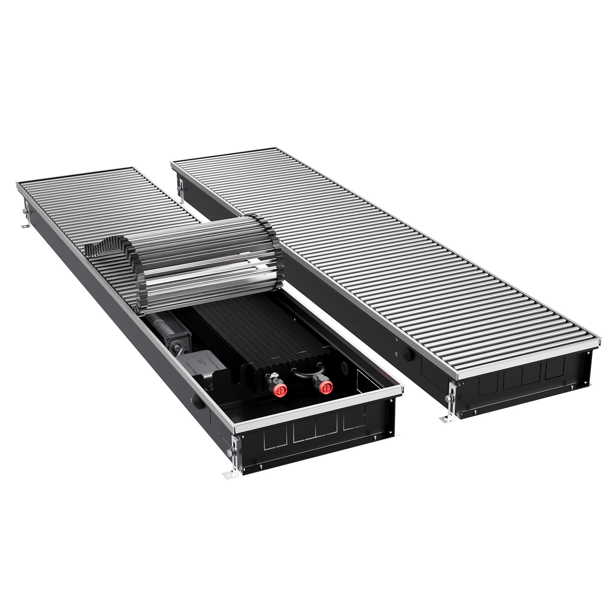 Конвектор внутрипольный Royal Thermo ATRIUM TURBO-90/300/2300-DG-U-NA