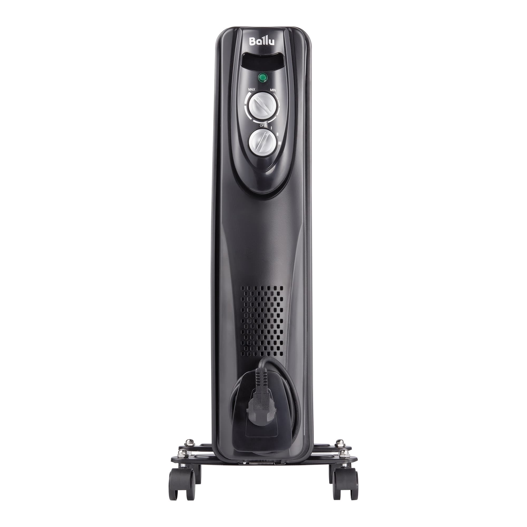 Масляный радиатор Ballu Classic black BOH/CL-05BRN 1000 (5 секций)