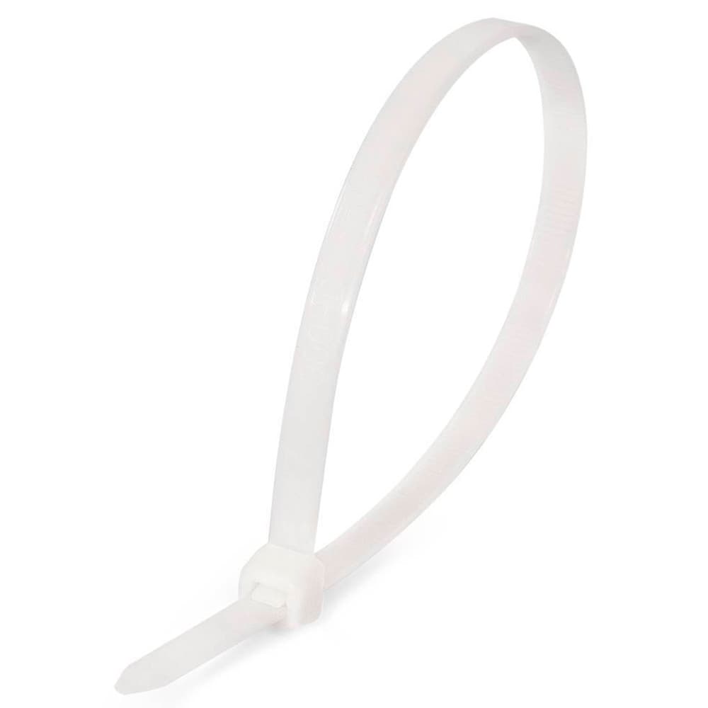 Стяжки нейлоновые Fortisflex КСС 4х300 арт. 49399 белые, упак_100