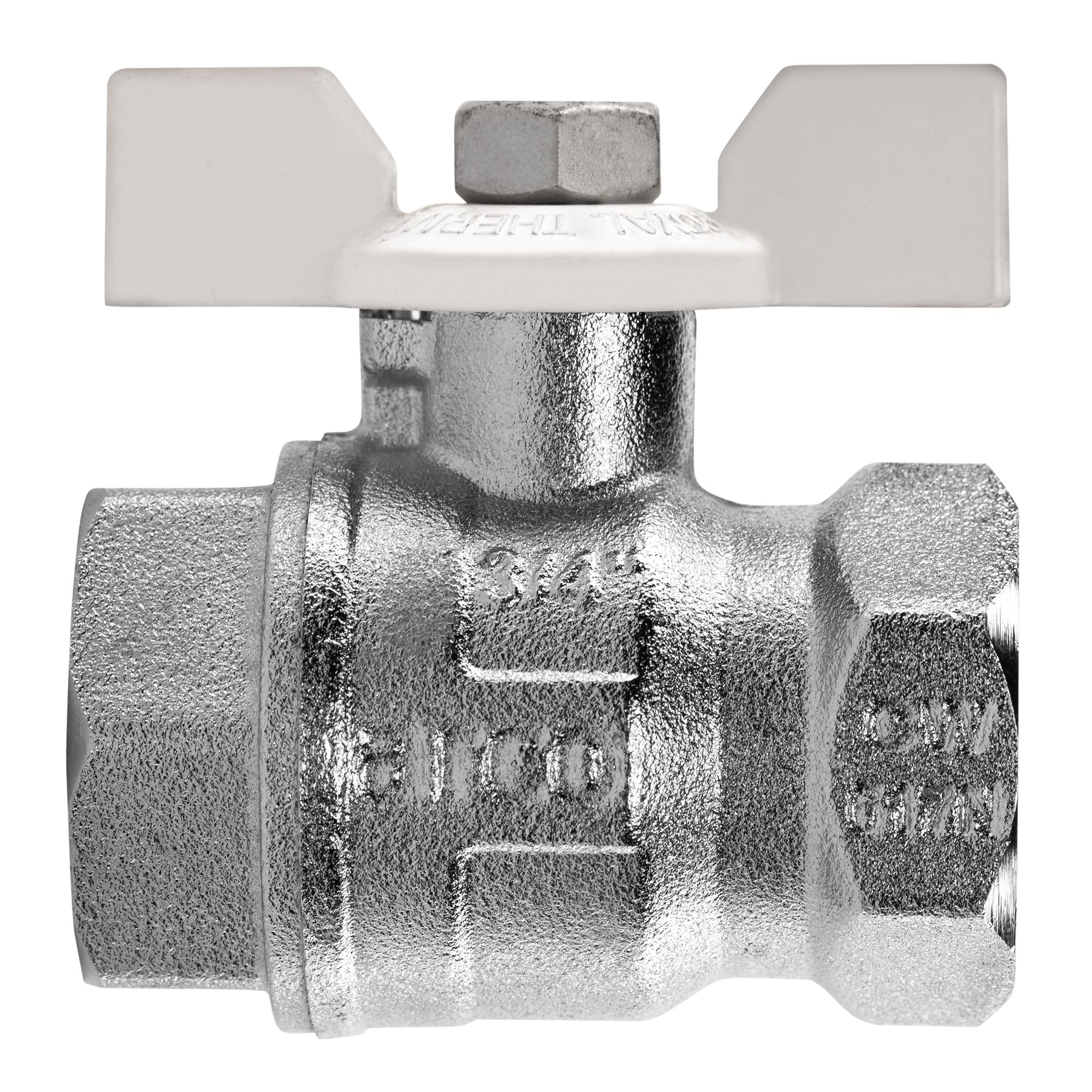 Кран шаровый Royal Thermo EXPERT TEFLON 3/4", ВВ, бабочка